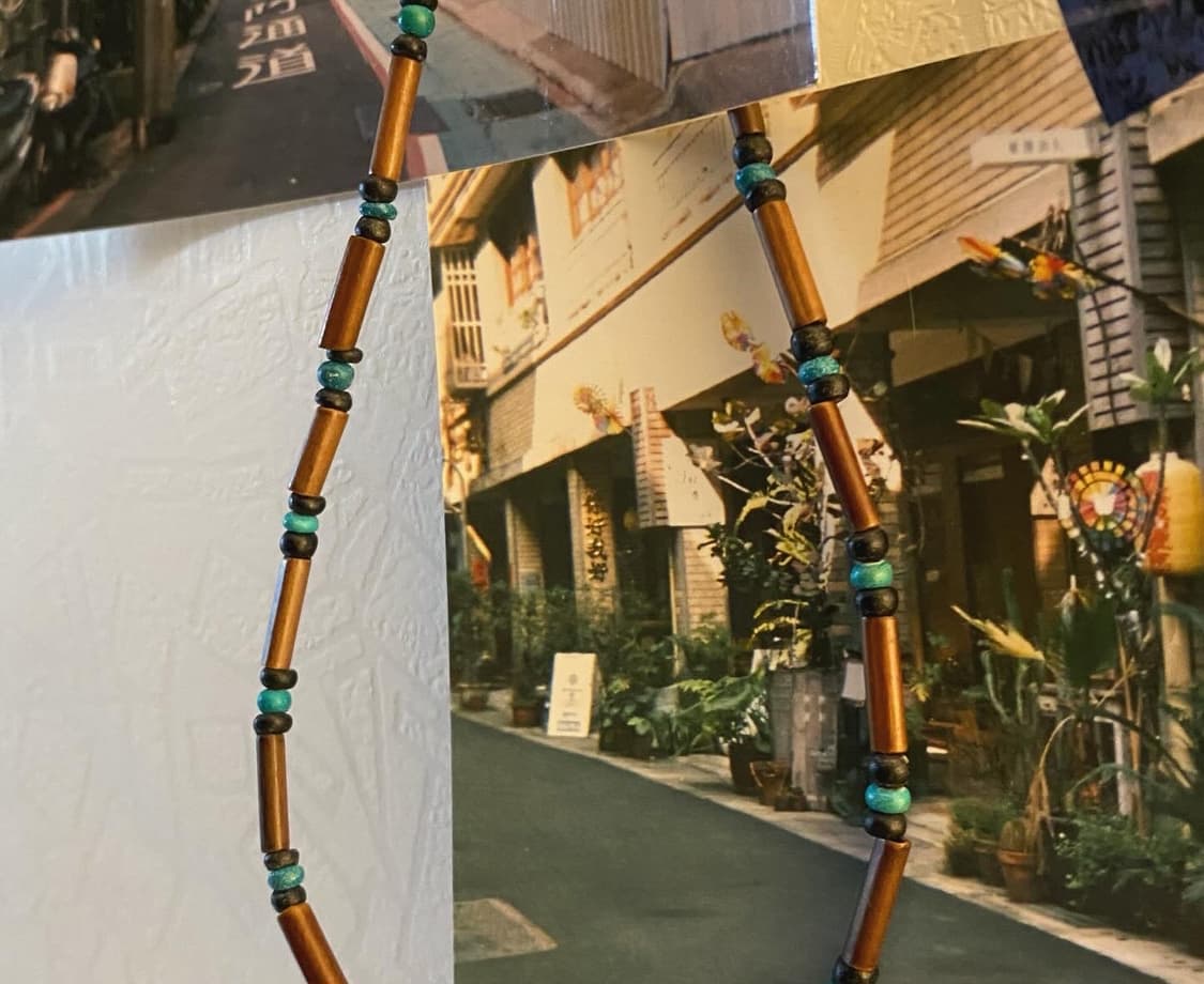 줄무늬 뱀 (necklace)•handmade! 상품이미지2