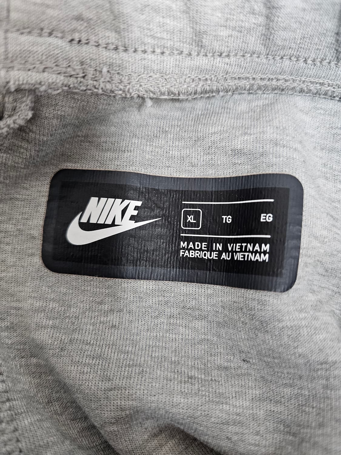 나이키 테크 플리스 회색 트레이닝 세트 XL 상품이미지8