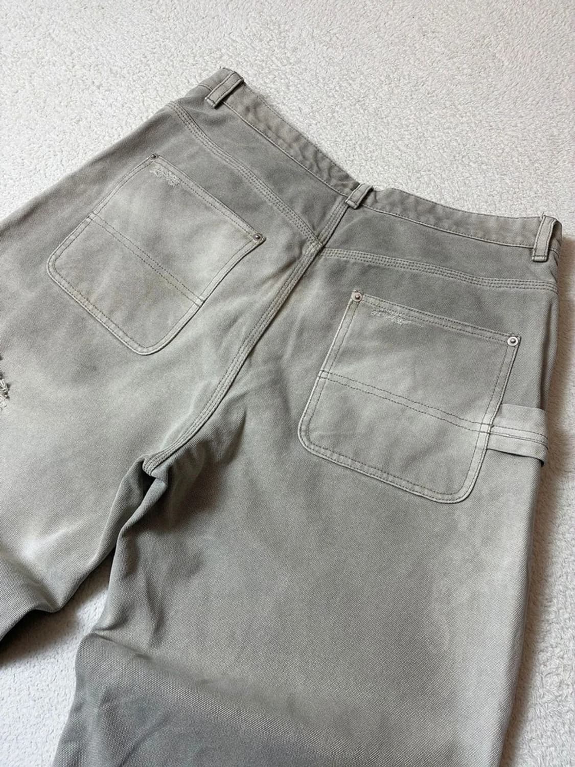 쿠어 COOR 오버 다잉 카펜터 피그먼트 데님 팬츠 PN7653 상품이미지7