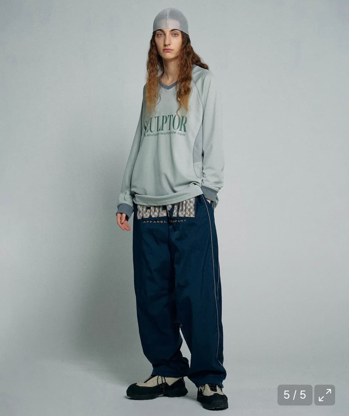 Sculptor Damier Soccer Jersey Pale Sage 상품이미지2