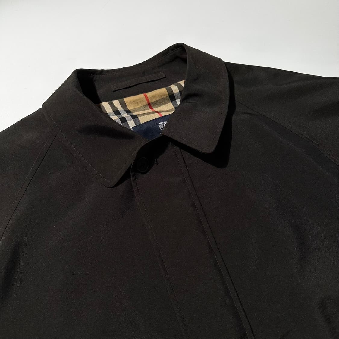 버버리 노바체크 라이닝 블루종 자켓 상품이미지4