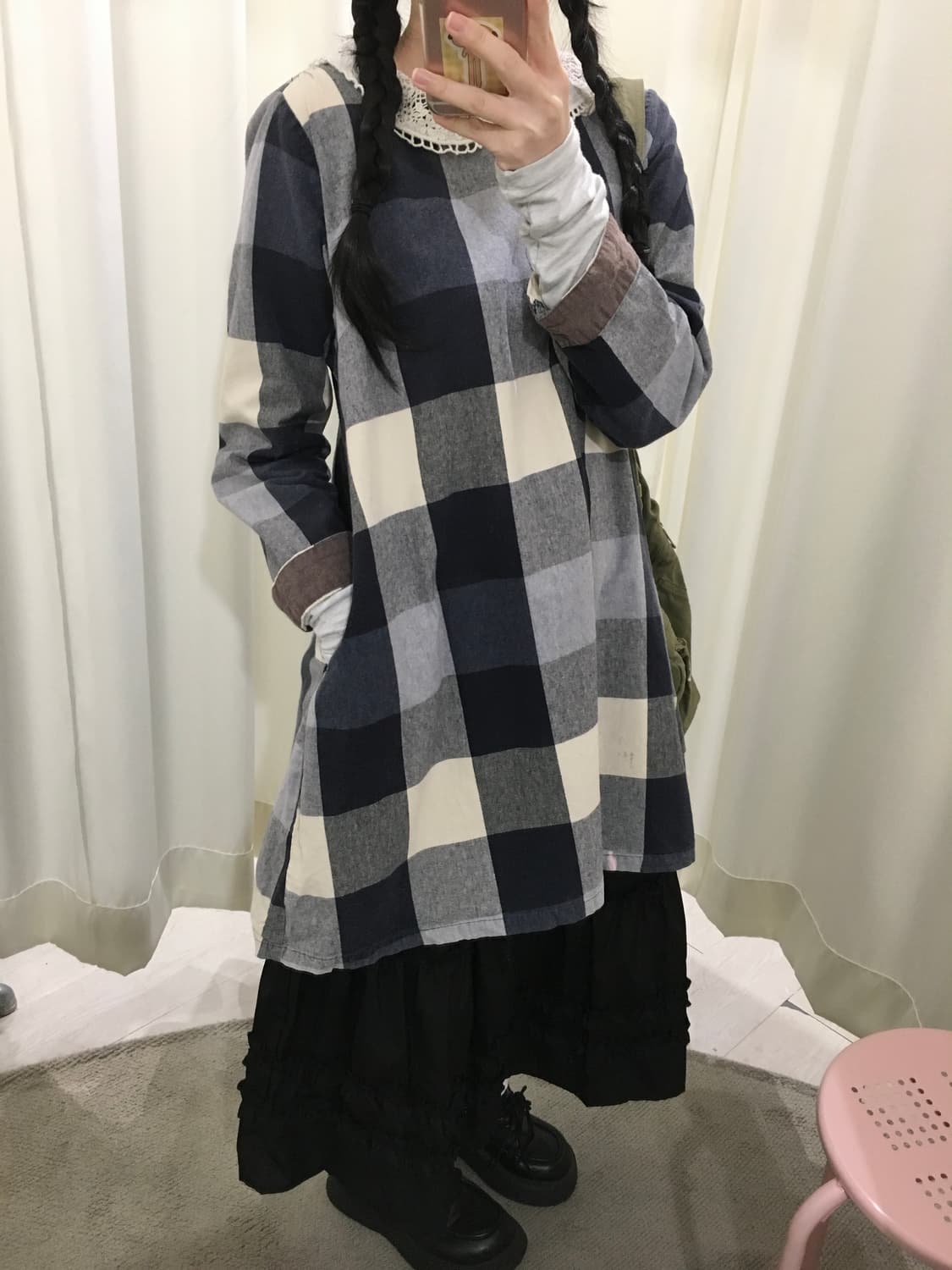 check blouse 상품이미지6