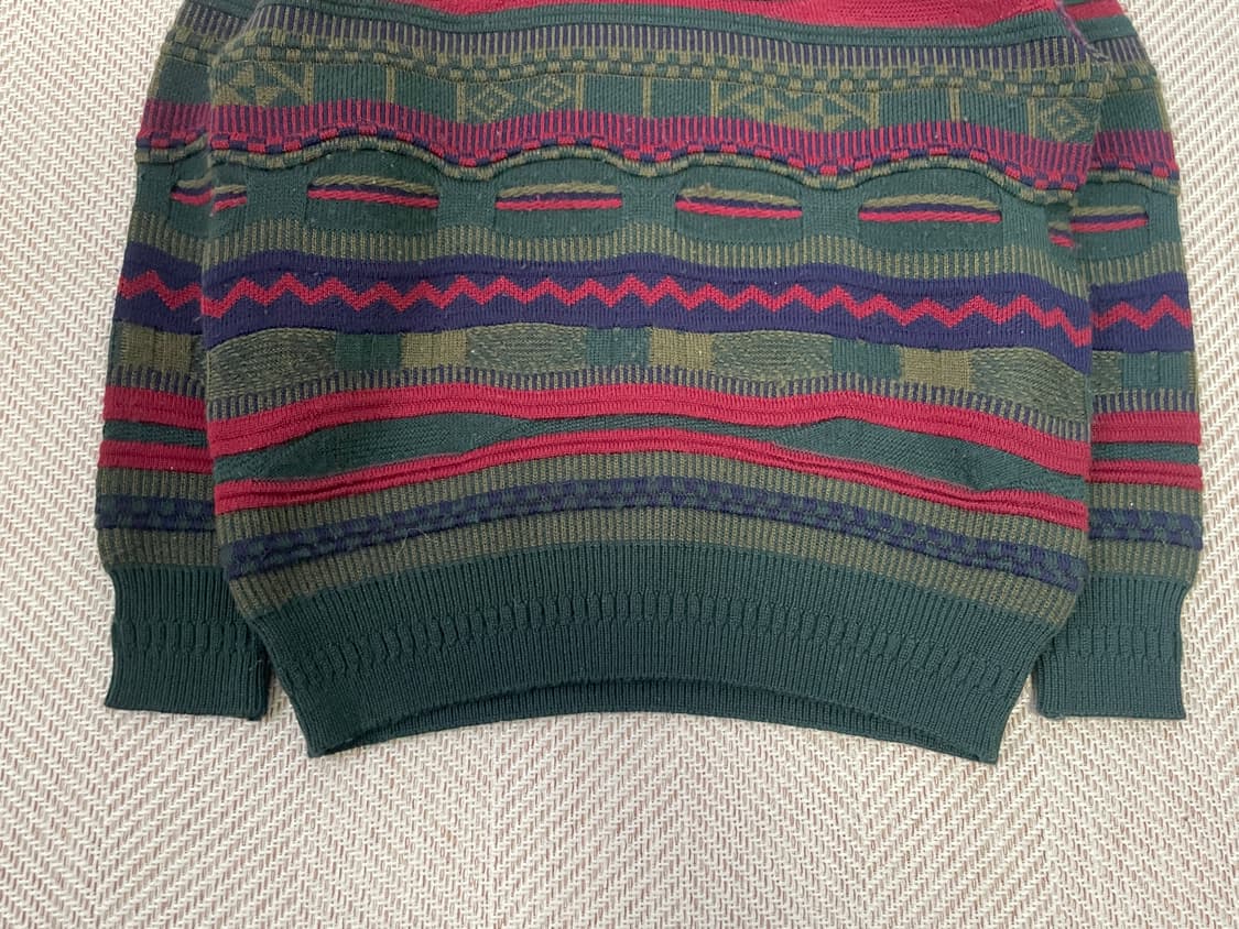 빈티지 이태리 지오메트릭 니트 상품이미지7