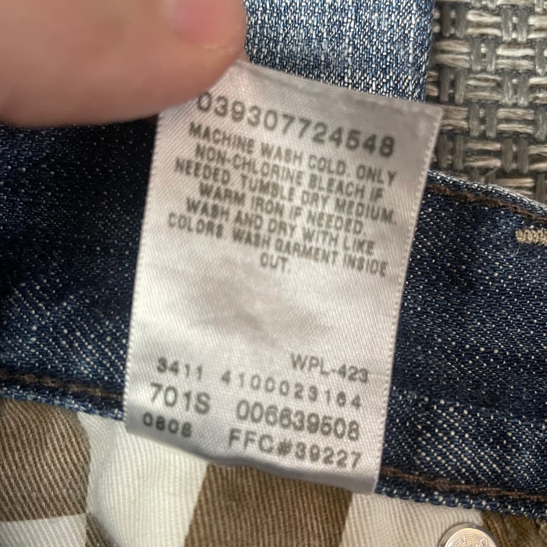 (32) 리바이스 514 슬림 스트레이트 데님 팬츠  상품이미지7