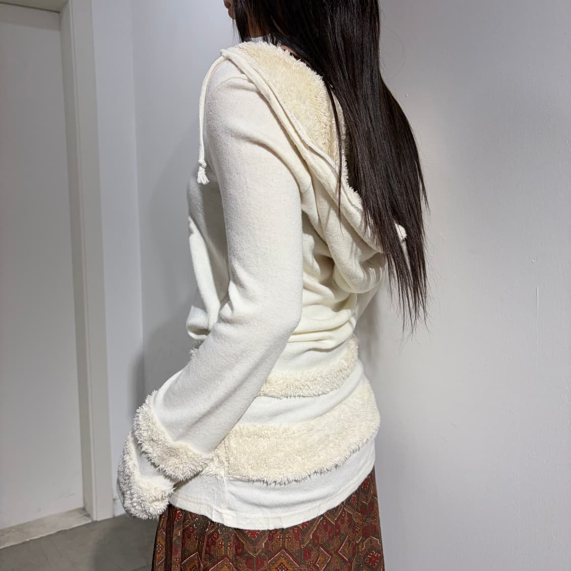 Pumpkin 갸루 퍼 후드 티셔츠 원피스 상품이미지3