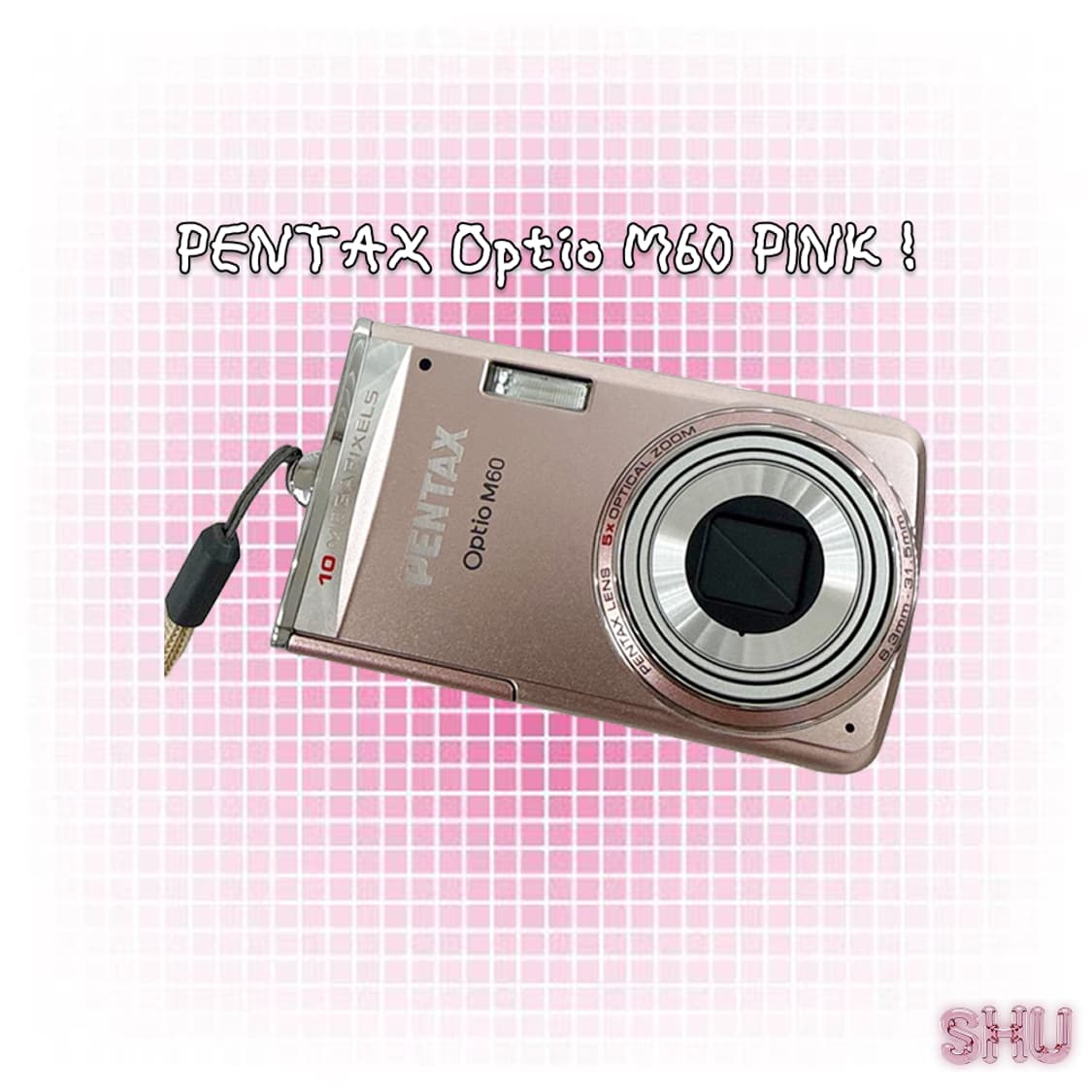 펜탁스 옵티오 M60 빈티지 디카 디지털카메라 핑크  상품이미지4