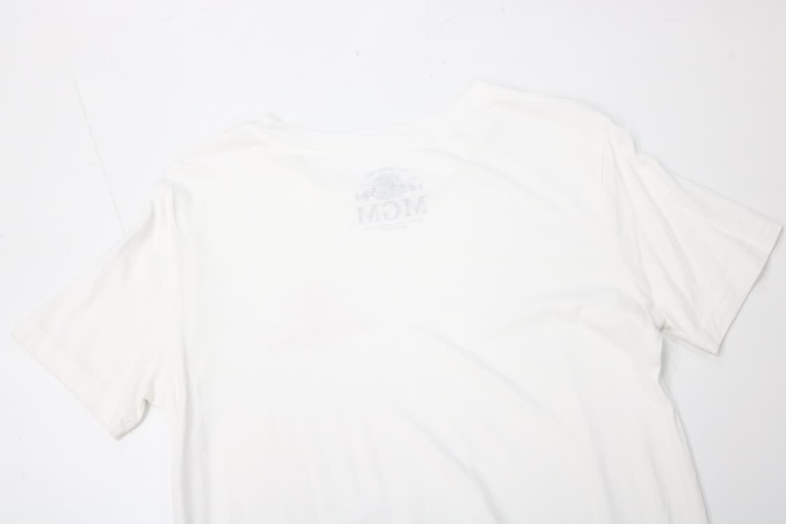 MGM 메트로 골드윈 메이어 무비 로고 화이트 그래픽 티셔츠 상품이미지7