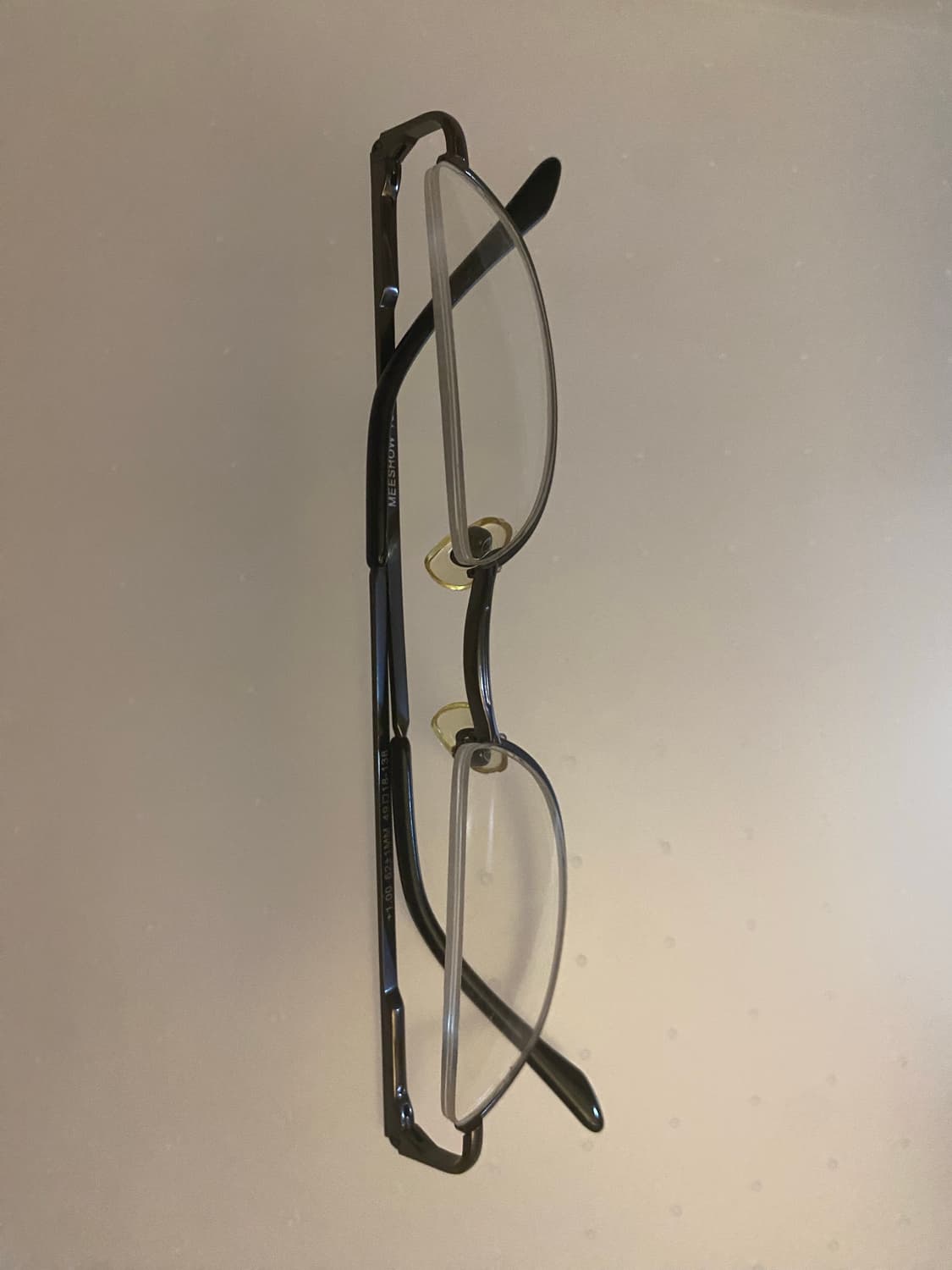 Vintage Half Semi-rimless glasses OS 상품이미지3