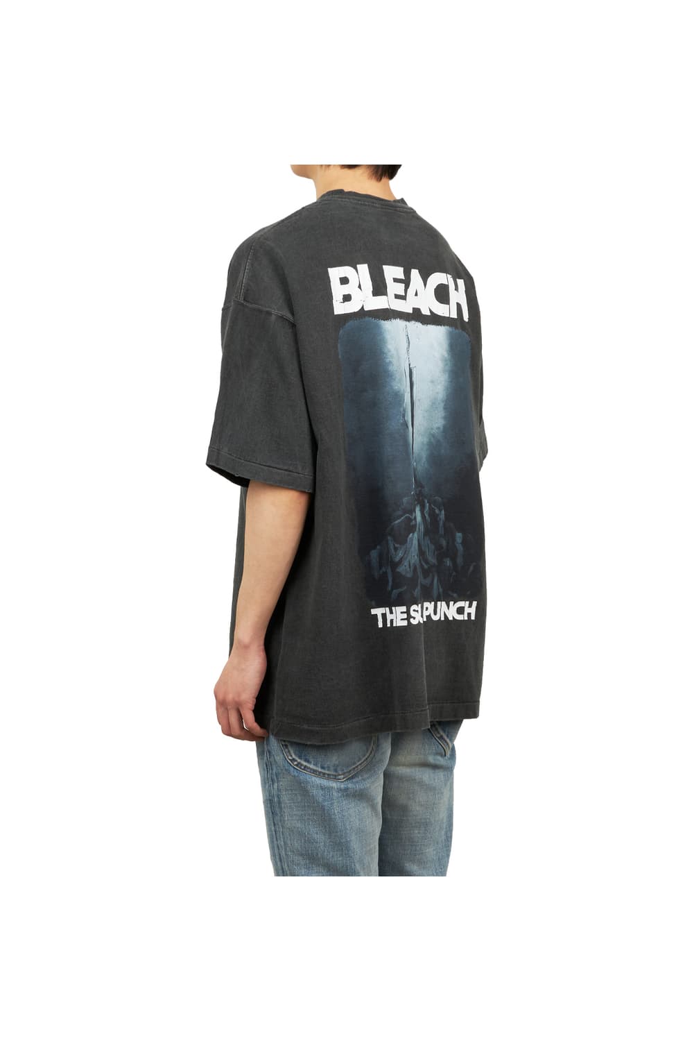 새상품 슈가펀치 블리치 참월 블랙 숏슬리브 M/XL 상품이미지5