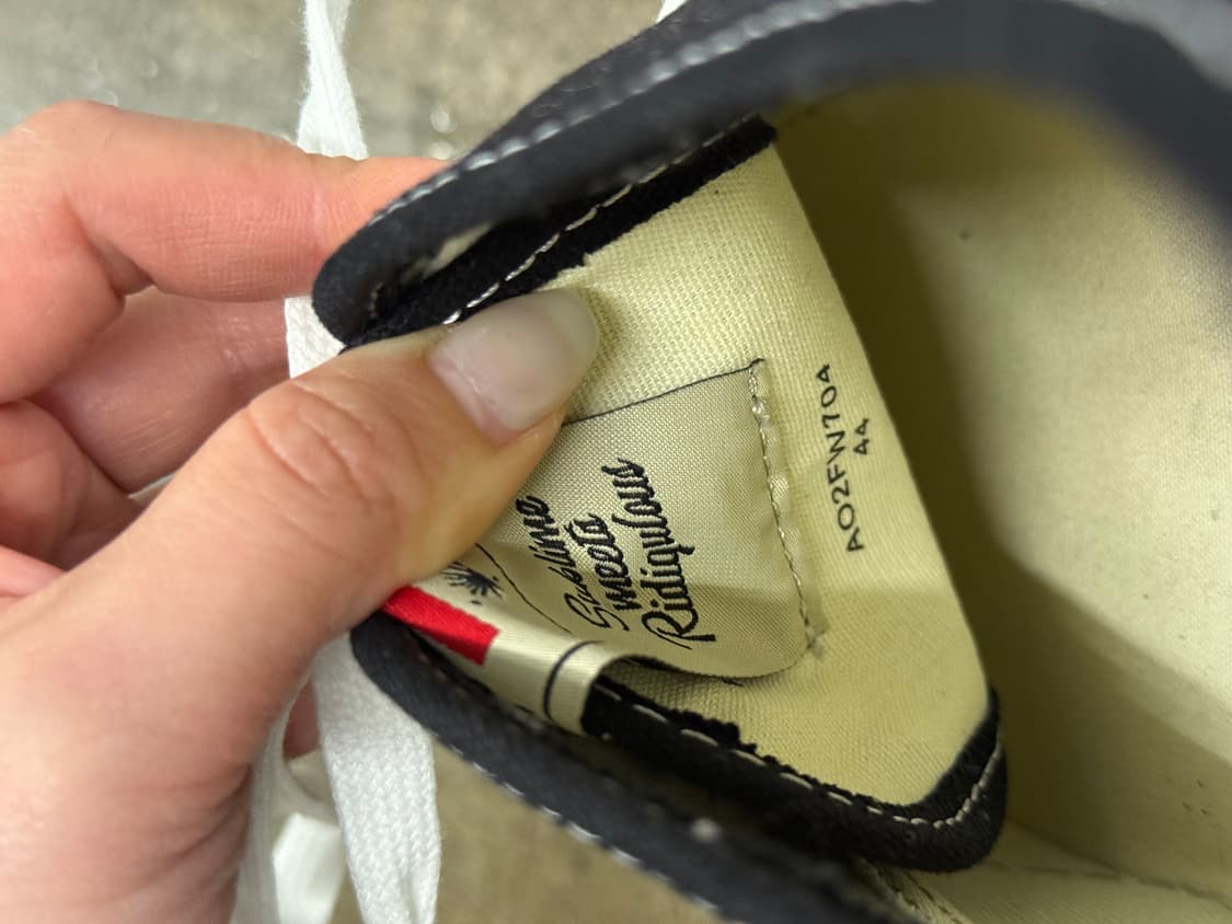 메종 미하라 야스히로 베이커 캔버스 로우 블랙 44 상품이미지9