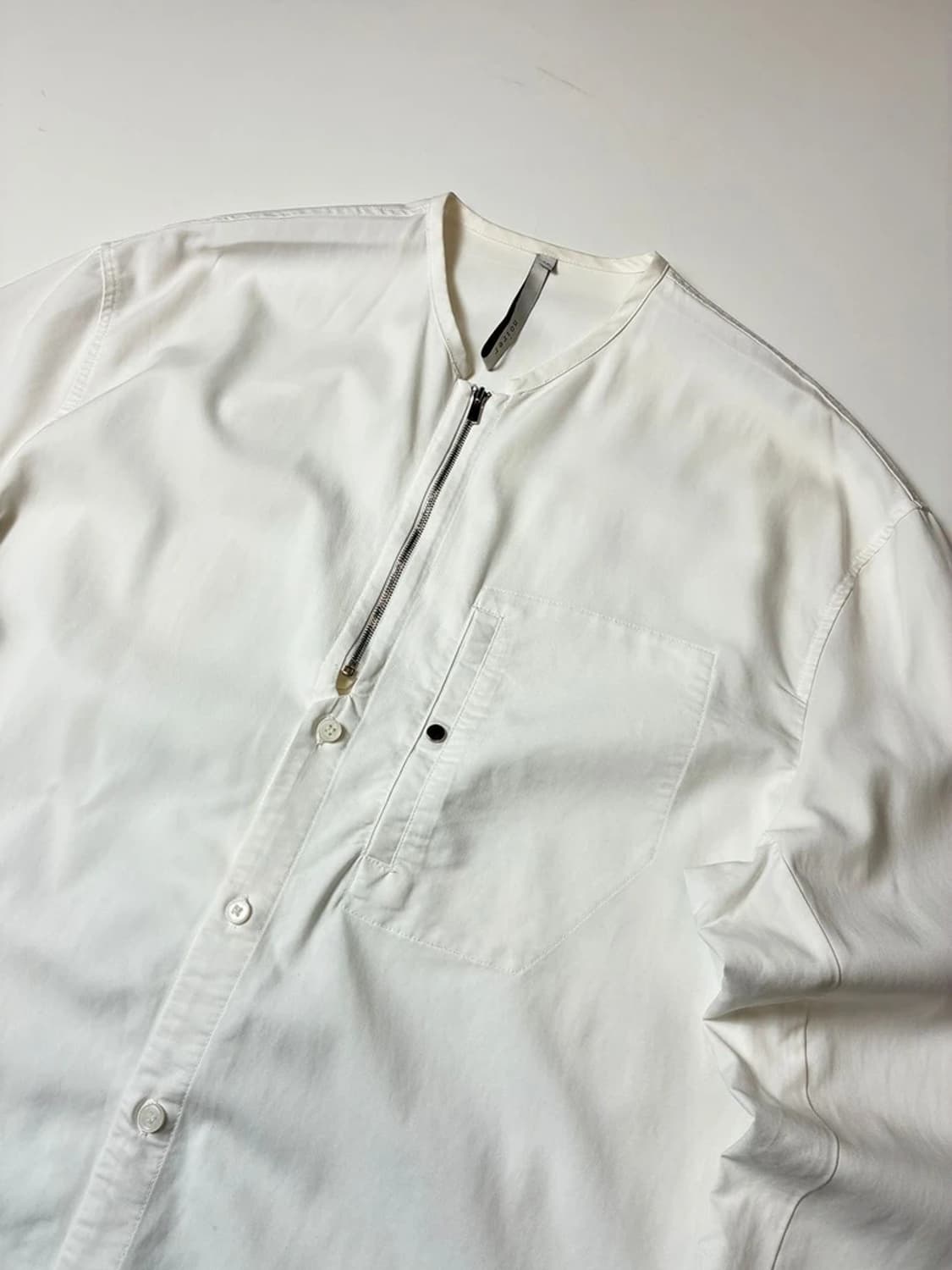 노이어 Noirer 20ss 테일러링 집업 셔츠 PN8222 상품이미지3