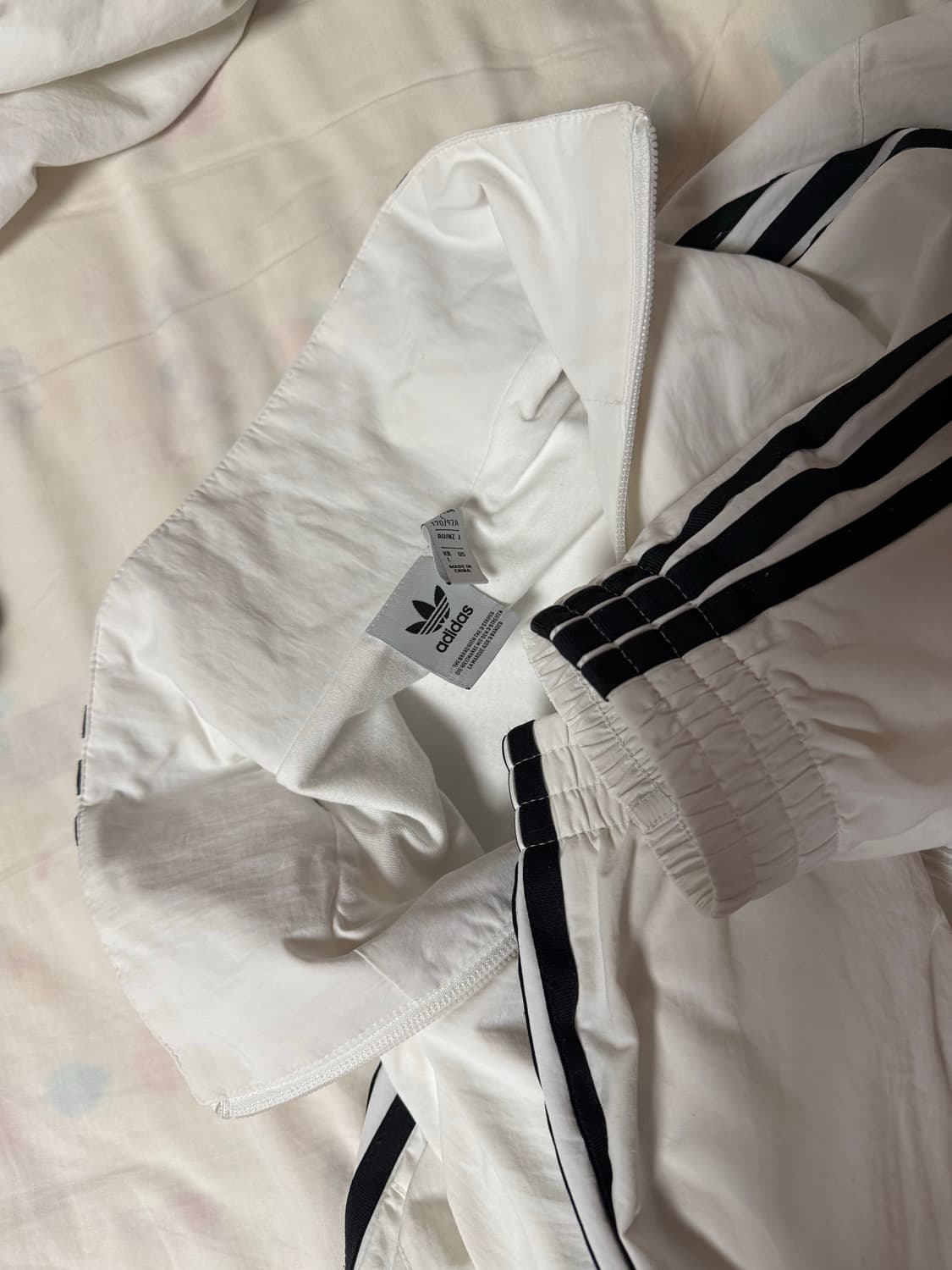 아디다스 우븐 트랙탑 화이트 상품이미지4