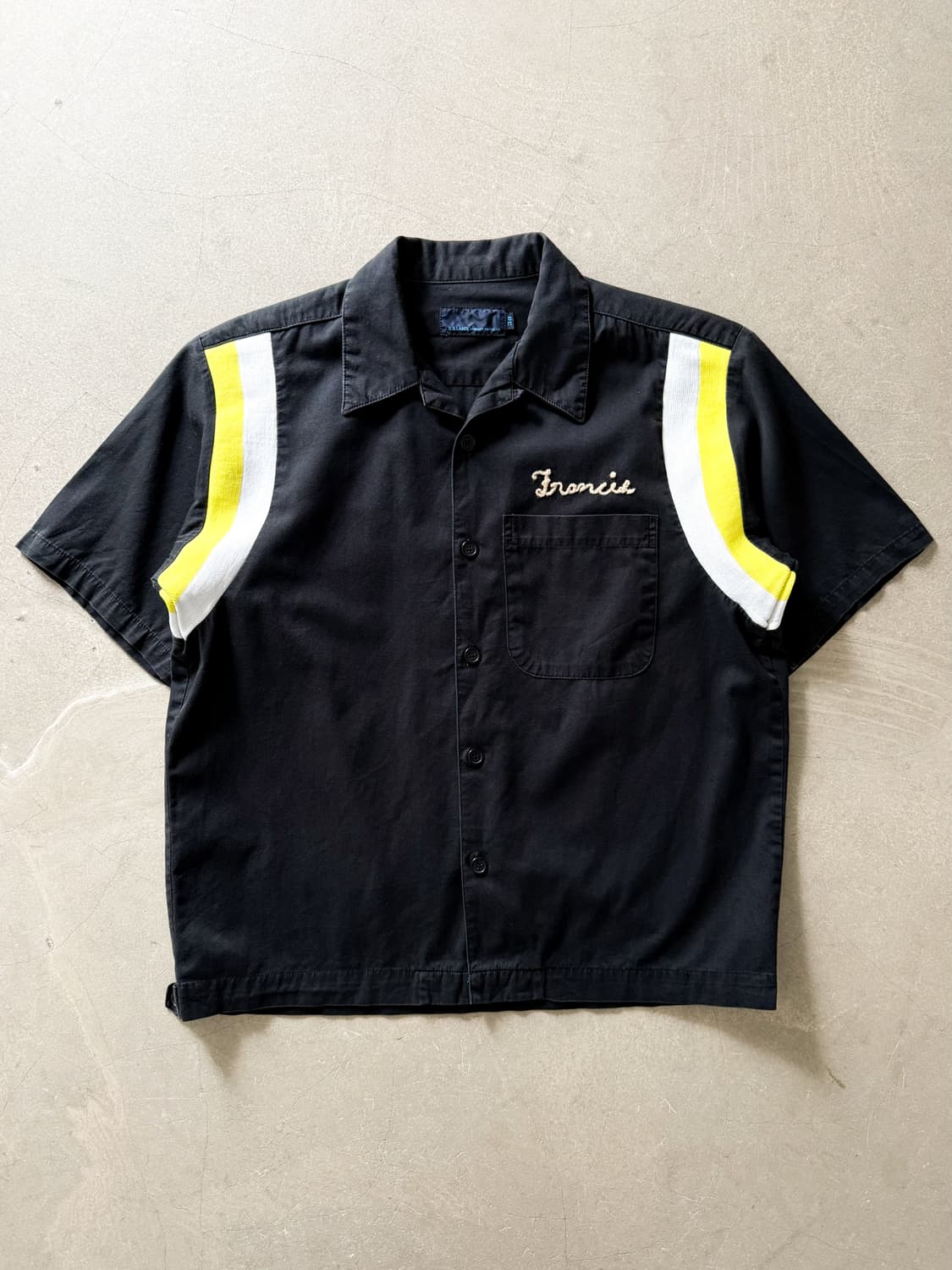 B.B.H. Black Cotton Bowling Shirt 상품이미지1