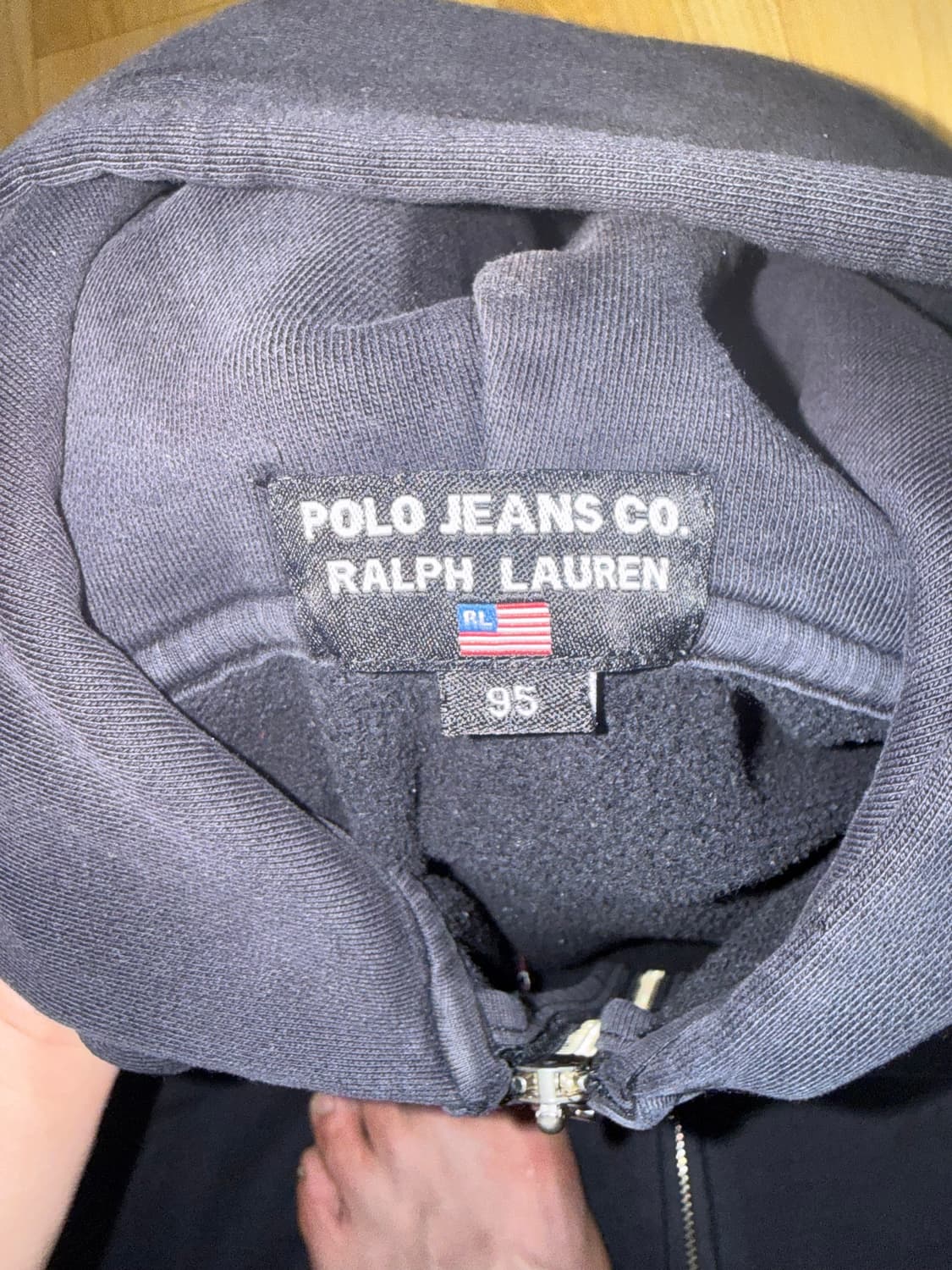 폴로 랄프로렌 후드집업M (양홍원 착용) 상품이미지4