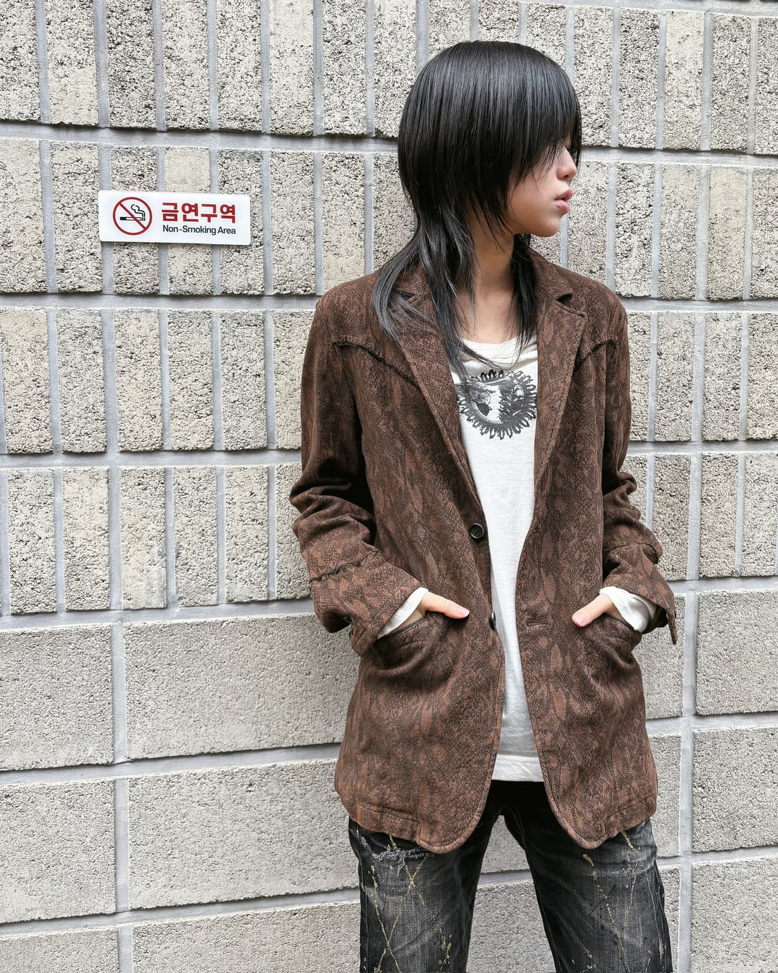 토네이도 마트 파이톤 패턴 웨스턴 블레이저 상품이미지4