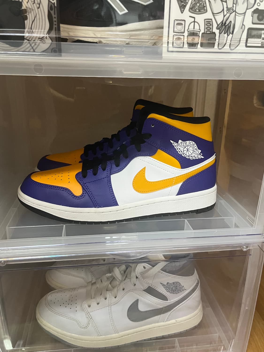 Jordan 1 Mid Dark Concord Taxi 상품이미지1