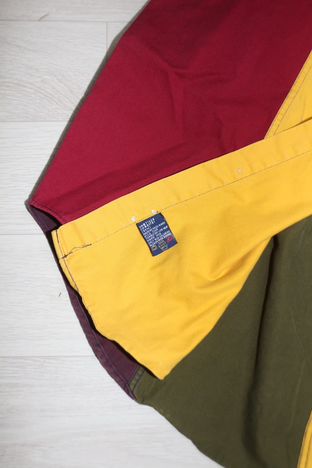 토미 힐피거 컬러블록 패치워크 셔츠 상품이미지5