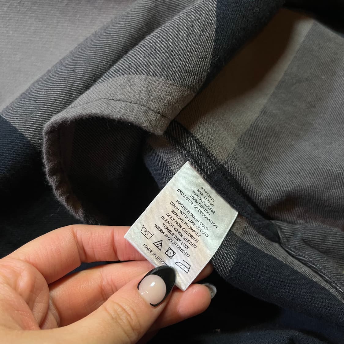 리바이스 체큰 코튼 셔츠 상품이미지4