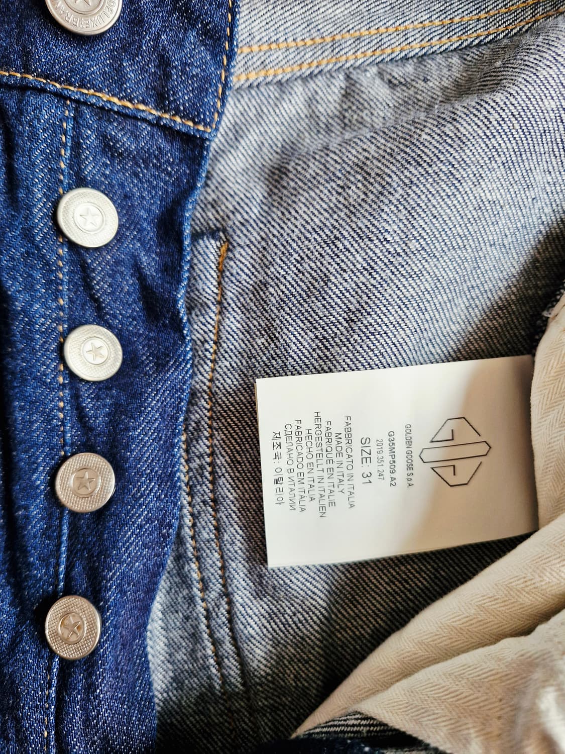 골든구스 ITALY MADE 데님 팬츠 31 상품이미지7