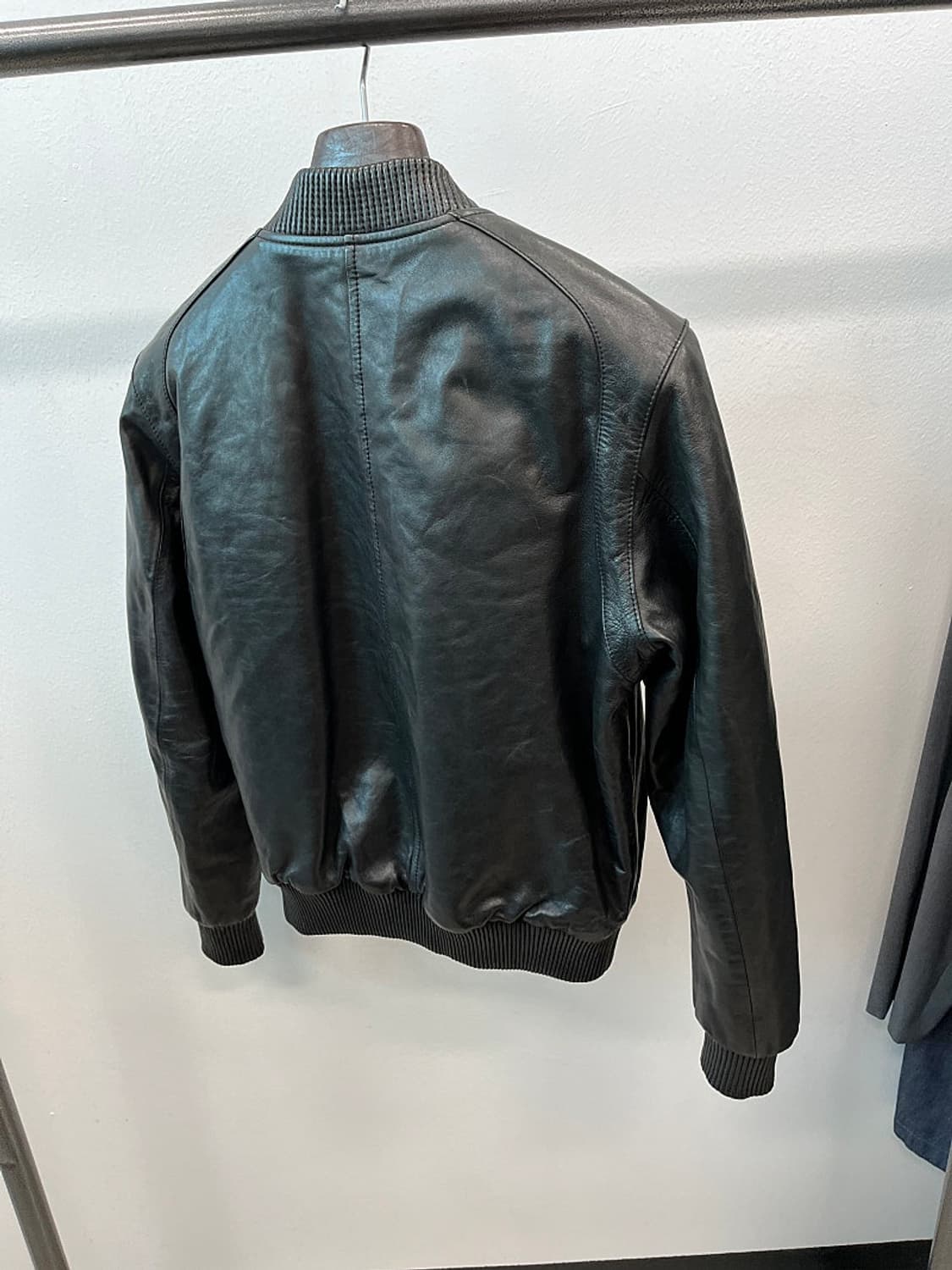 슬림95) BLAAK MIND 블루종 가죽자켓  상품이미지5