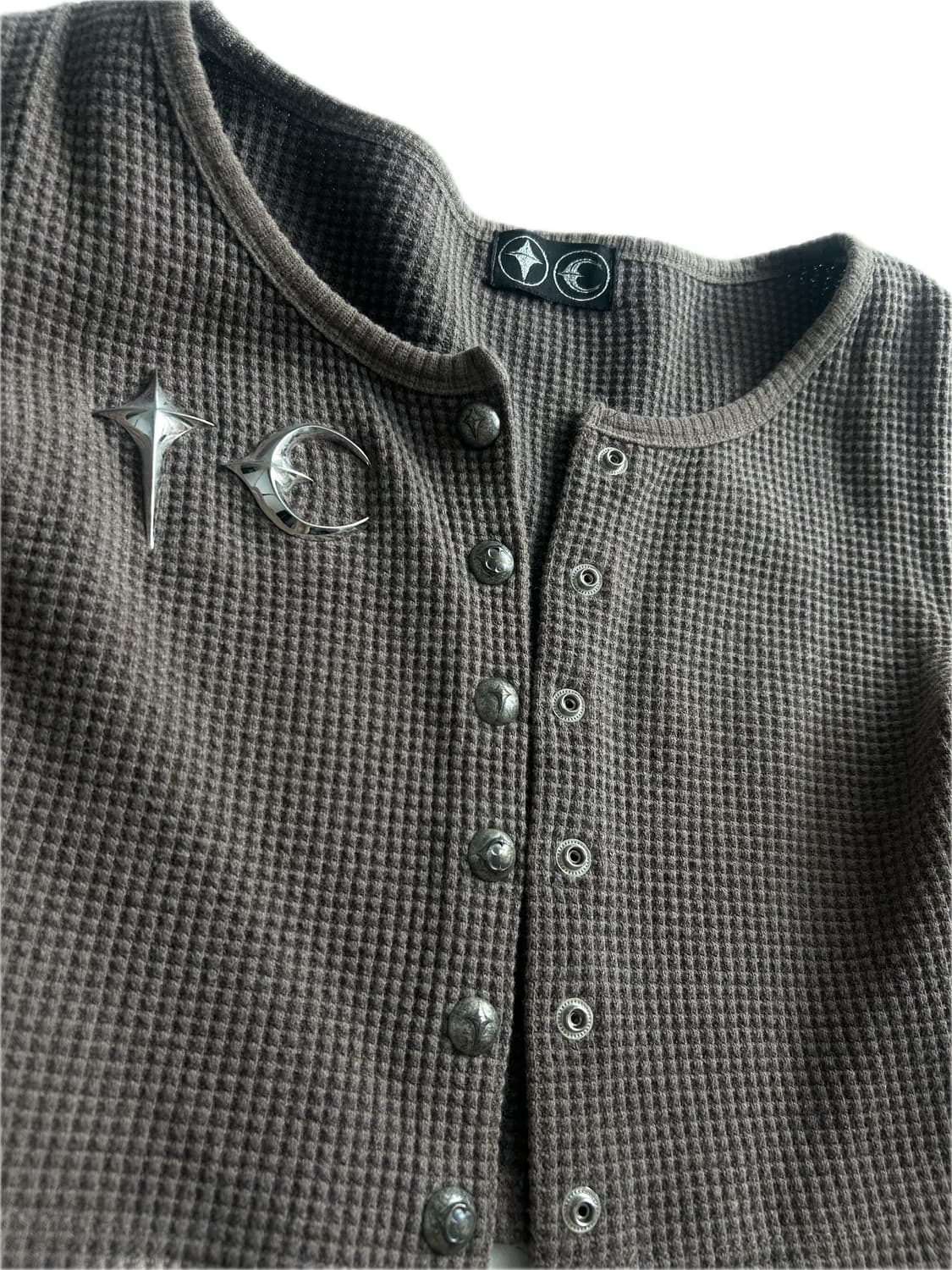 (W) Thug Club TC Cardigan Brown 1 size 상품이미지3