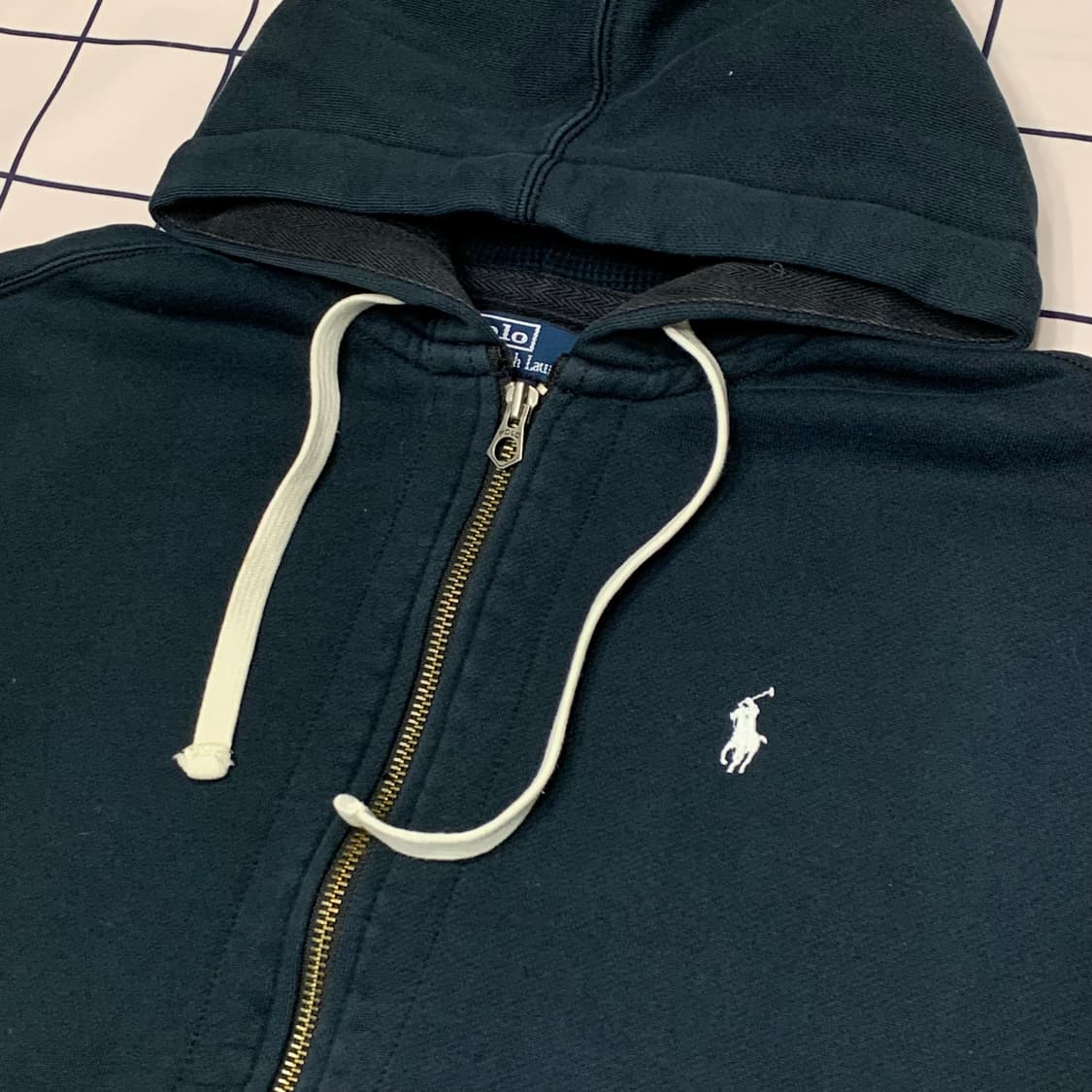 폴로 랄프로렌 블랙 후드집업 상품이미지4