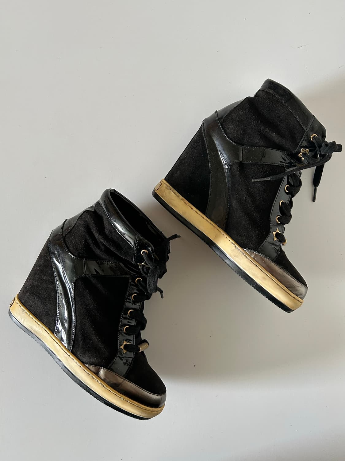jimmychoo 웨지 스니커즈 힐 상품이미지1