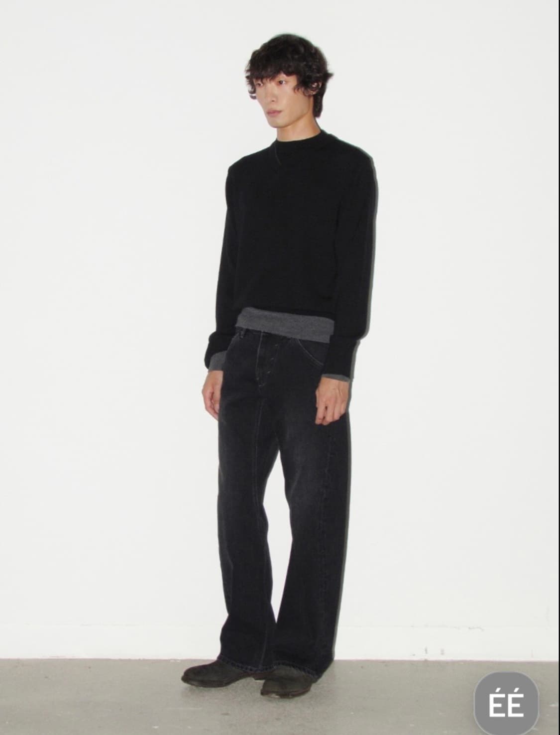 EE 누마레 더블 레이어드 니트 상품이미지2