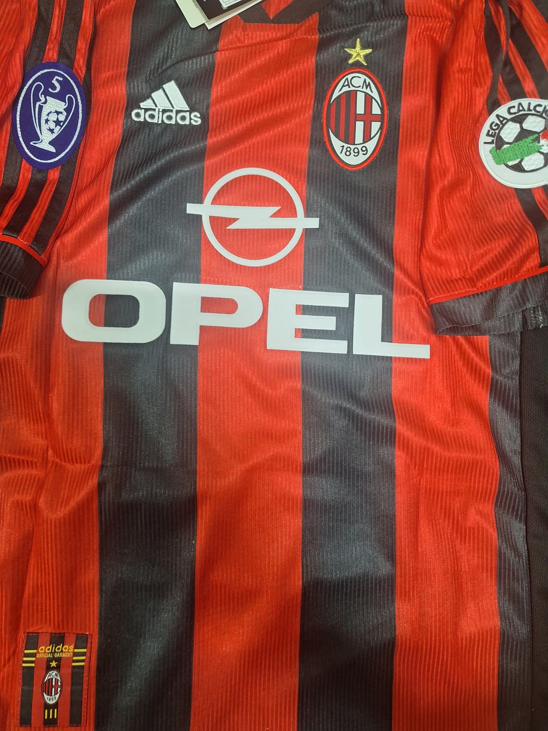 말디니 ac밀란 레트로 축구유니품 이쁜반티 블록코어 힙합 상품이미지2