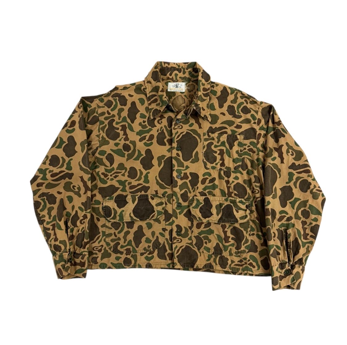 빈티지 70s 덕카모 헌팅 자켓 Duck Camo Jacket 상품이미지1