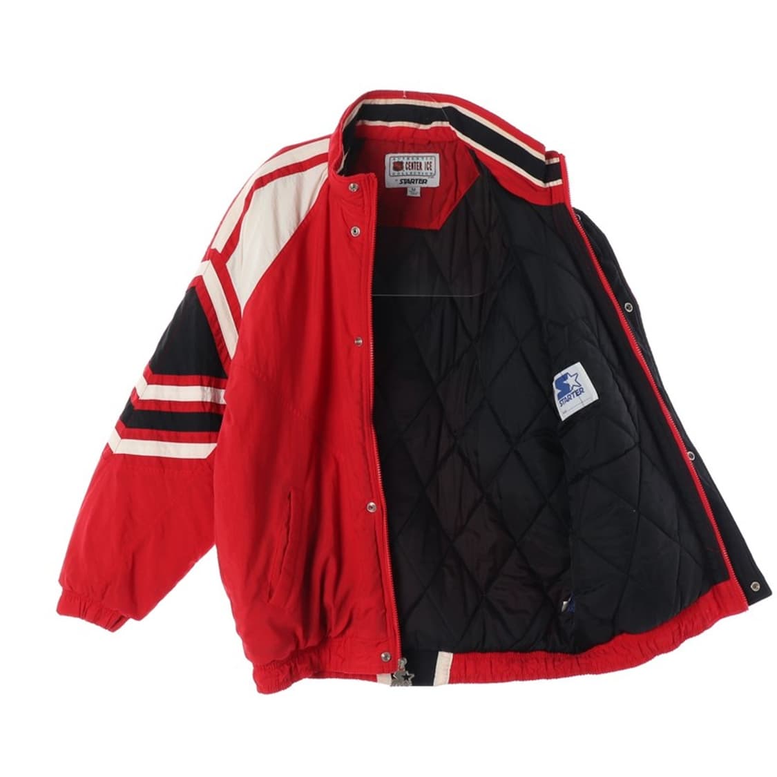스타터 90's NHL 레드윙스 누빔점퍼 M 상품이미지4