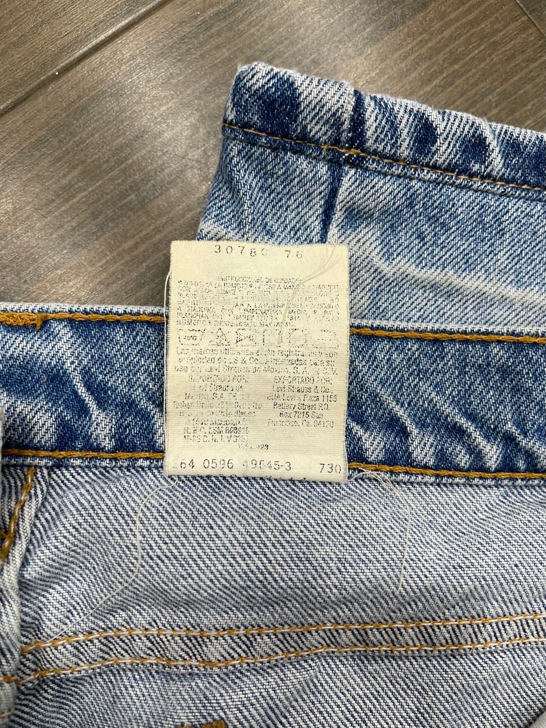 90s Levis 505 Orange Tap 32 상품이미지6