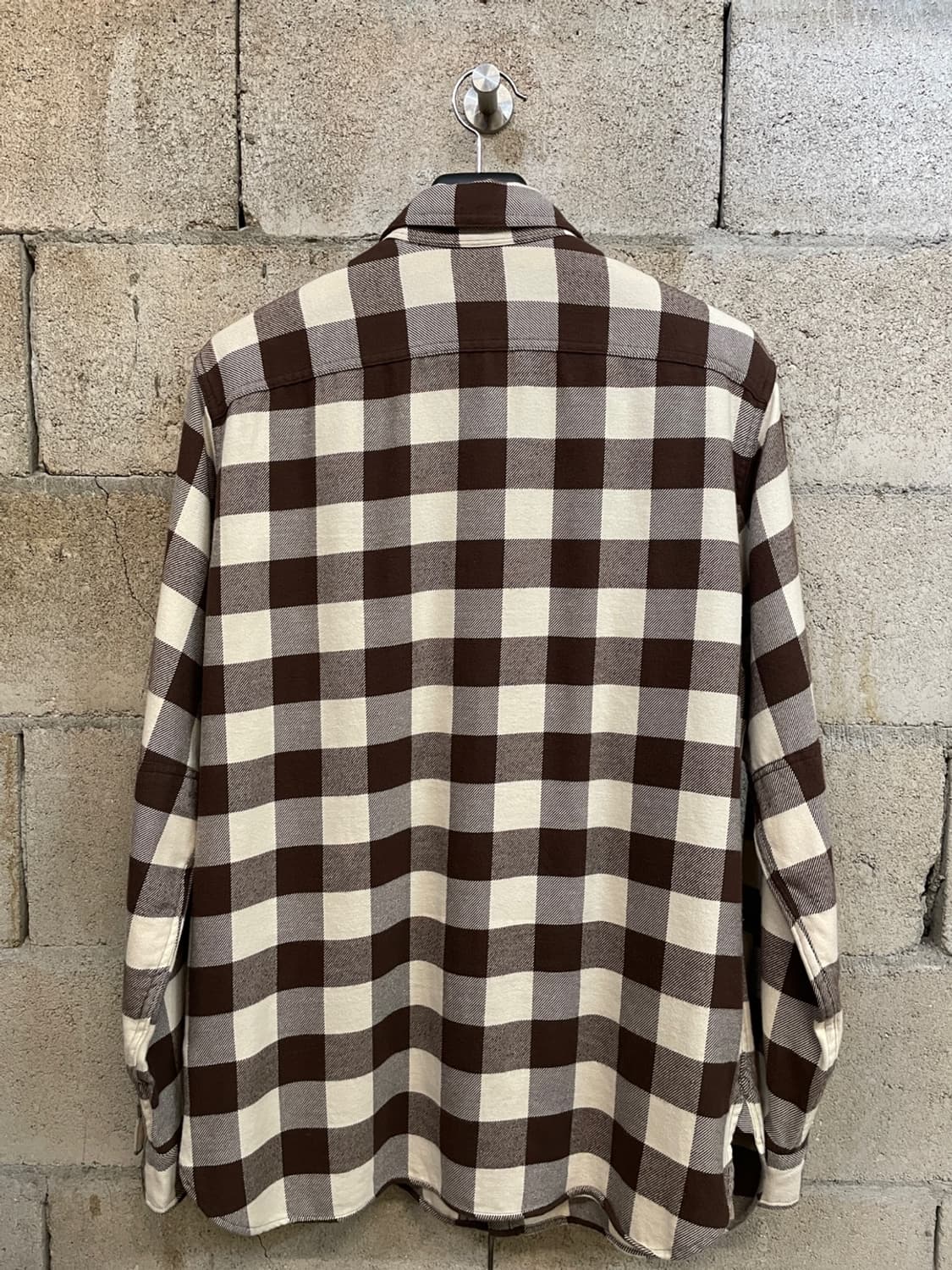 폴로 랄프로렌 브라운 체크 워크 셔츠  상품이미지2