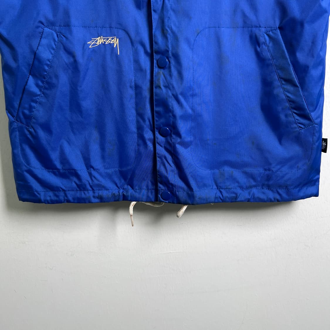 stussy 스투시 노드호프 나일론 반팔 코치 자켓 S 상품이미지5