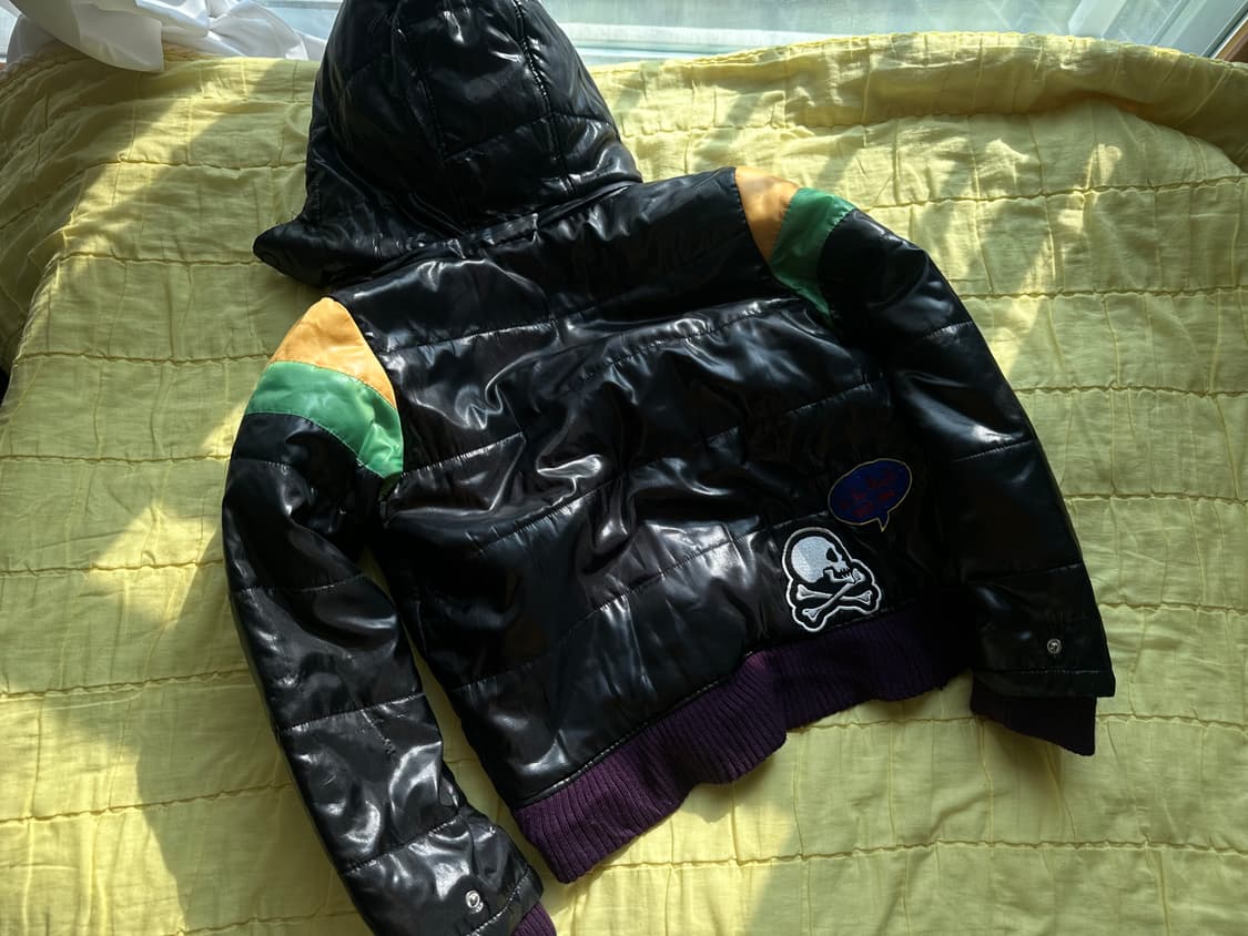 펑크 글로시 유광 패딩.  상품이미지2