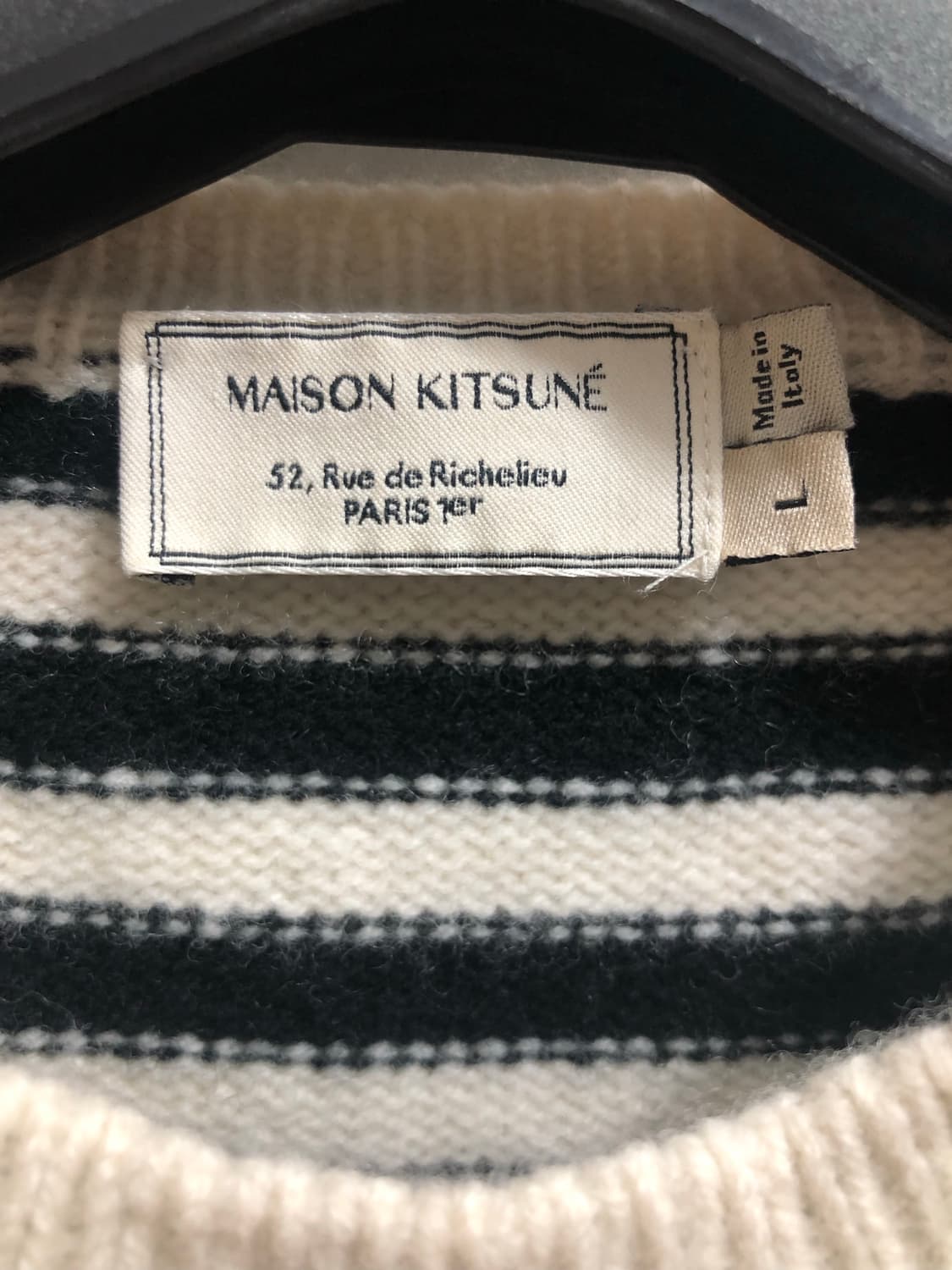 [여성L] 메종키츠네 폭스헤드 니트 상품이미지5