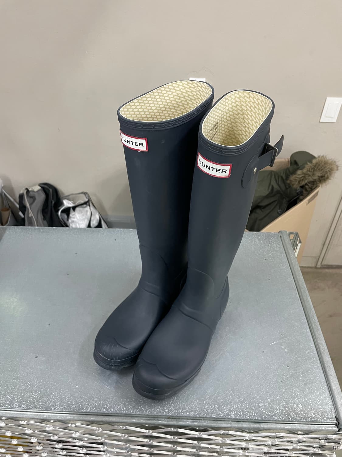 헌터 레인부츠 네이비 uk5 상품이미지2