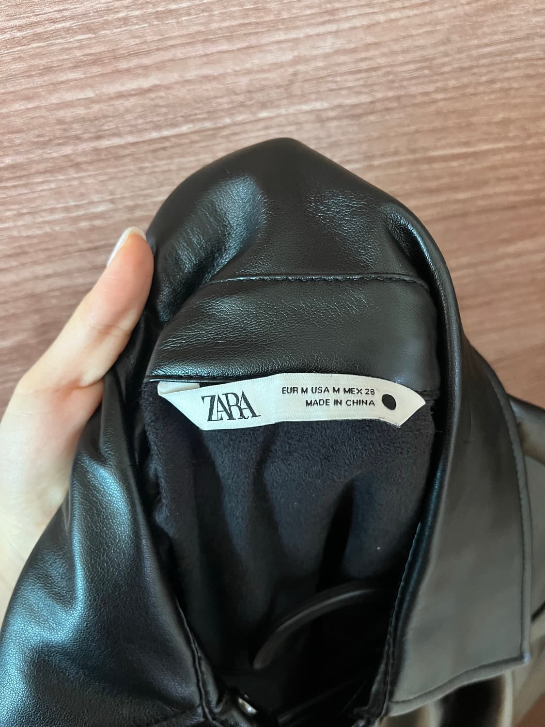 자라 가죽 셔츠 롱원피스 상품이미지2