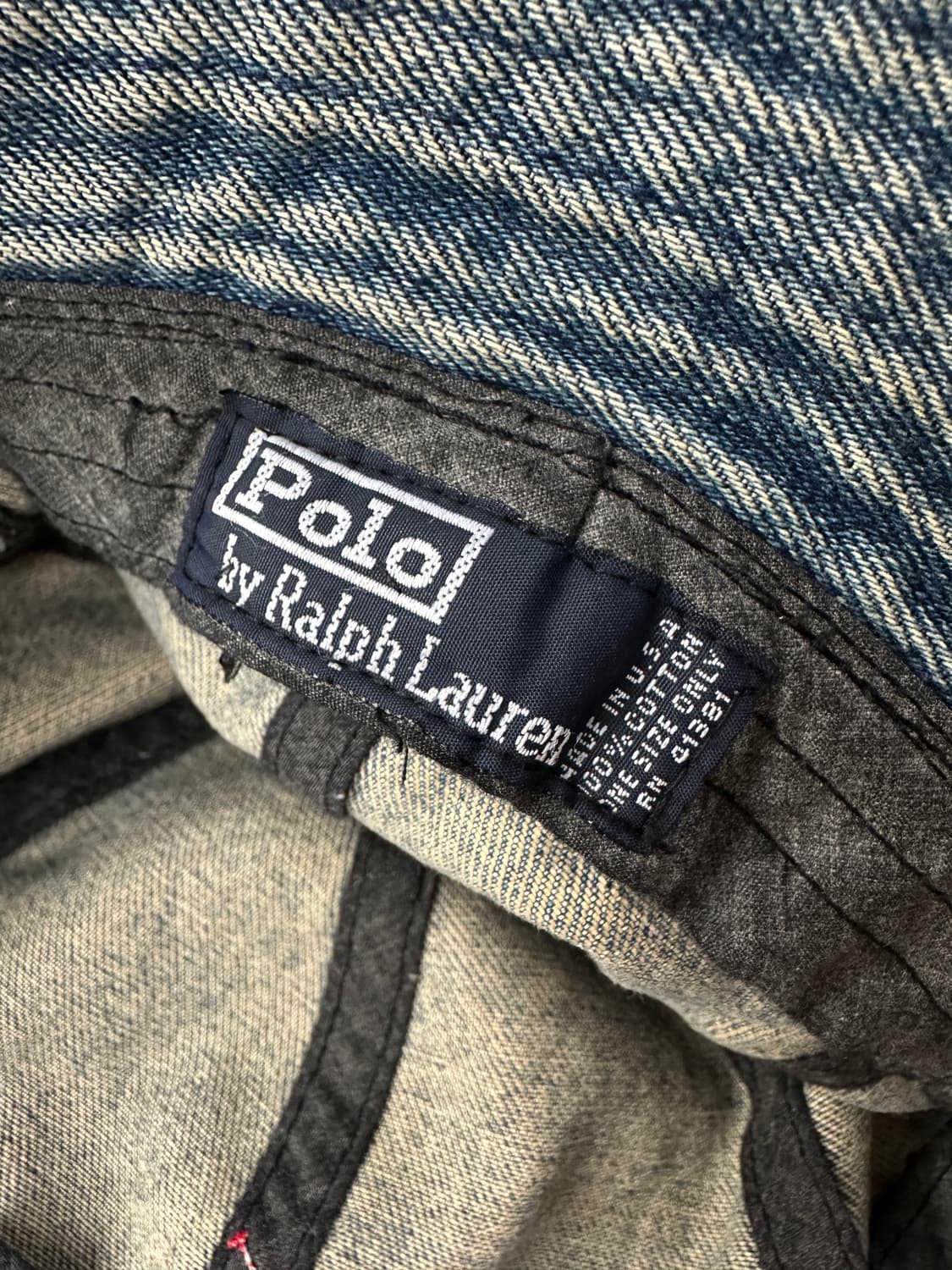 폴로 랄프로렌 데님 버킷햇 made in USA 상품이미지7