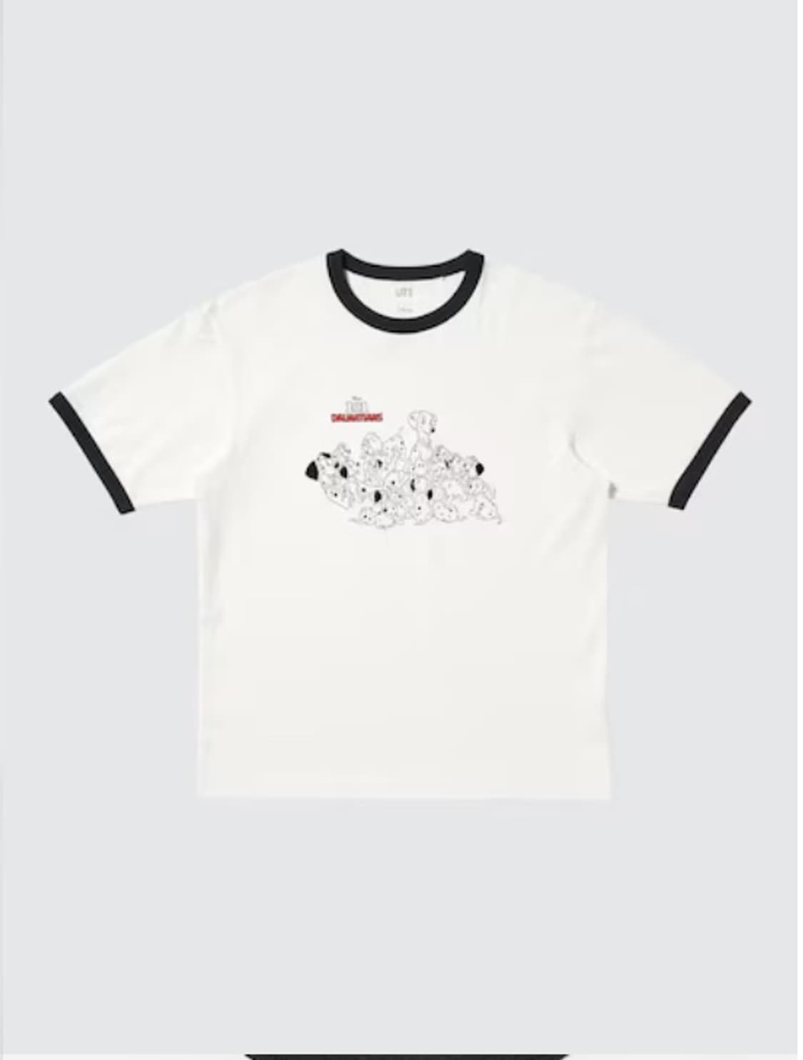 [4XL] 유니클로 디즈니 달마시안 UT 반팔 티셔츠 화이트 상품이미지1