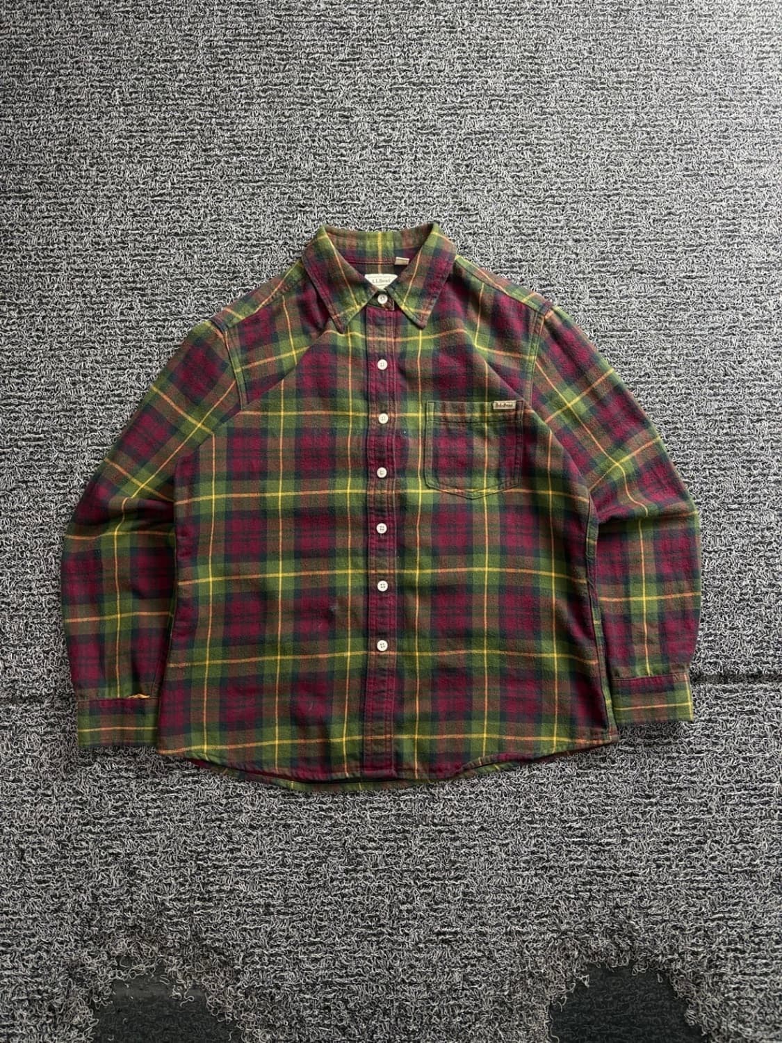 LL BEAN 엘엘빈 클래식 타탄 체크 플란넬 셔츠 5061 상품이미지2