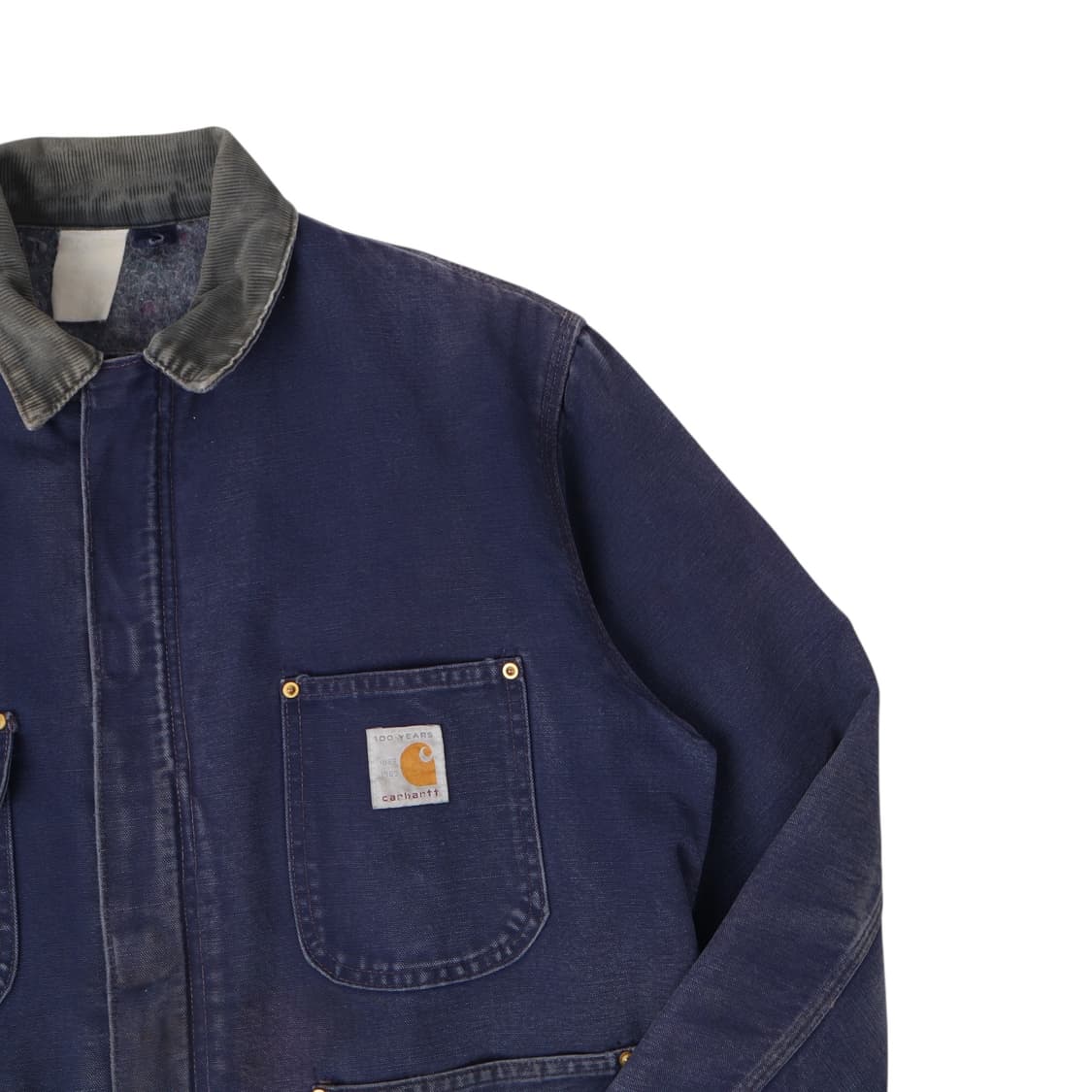 칼하트 100주년 블랭킷라이닝 네이비 초어 코트 자켓 상품이미지2