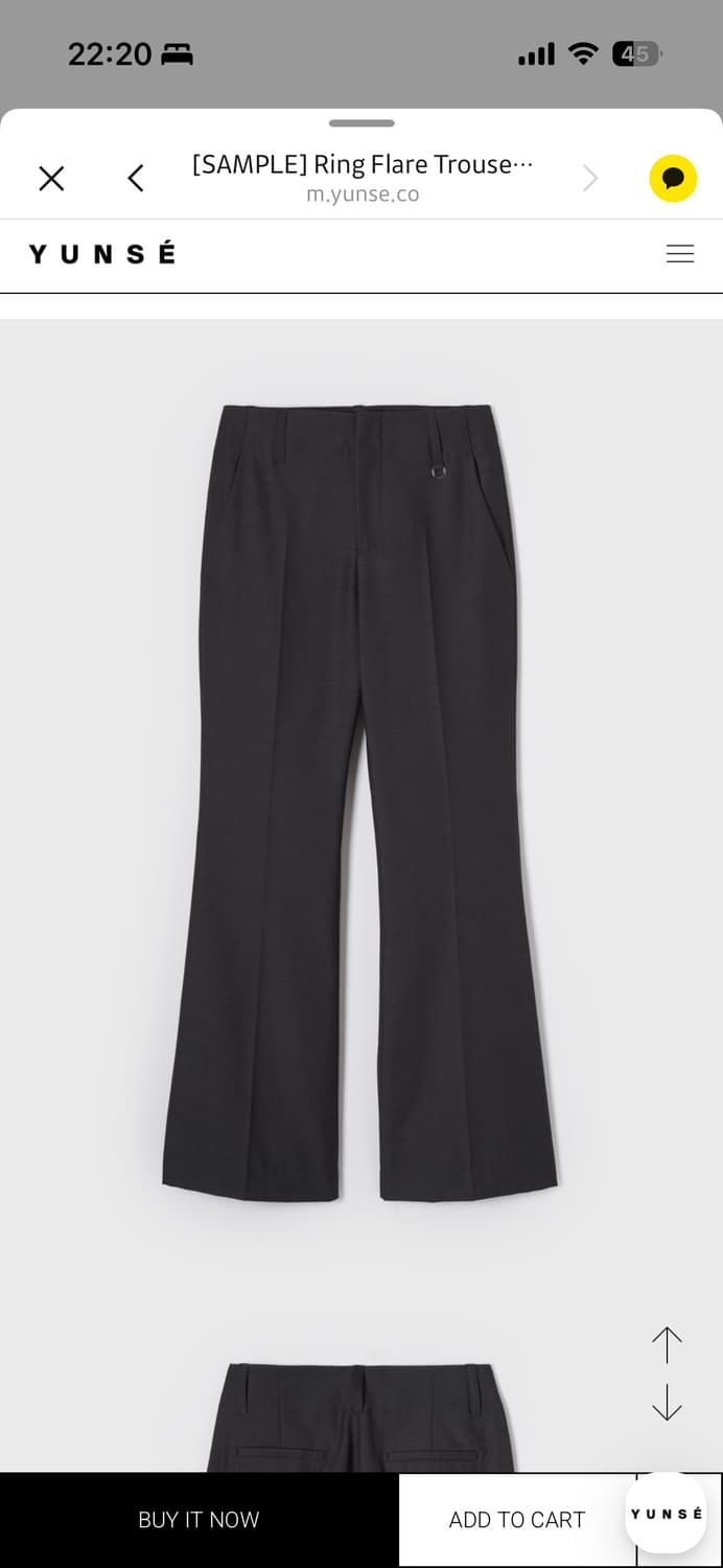 윤세 슬랙스 차콜색 상품이미지7