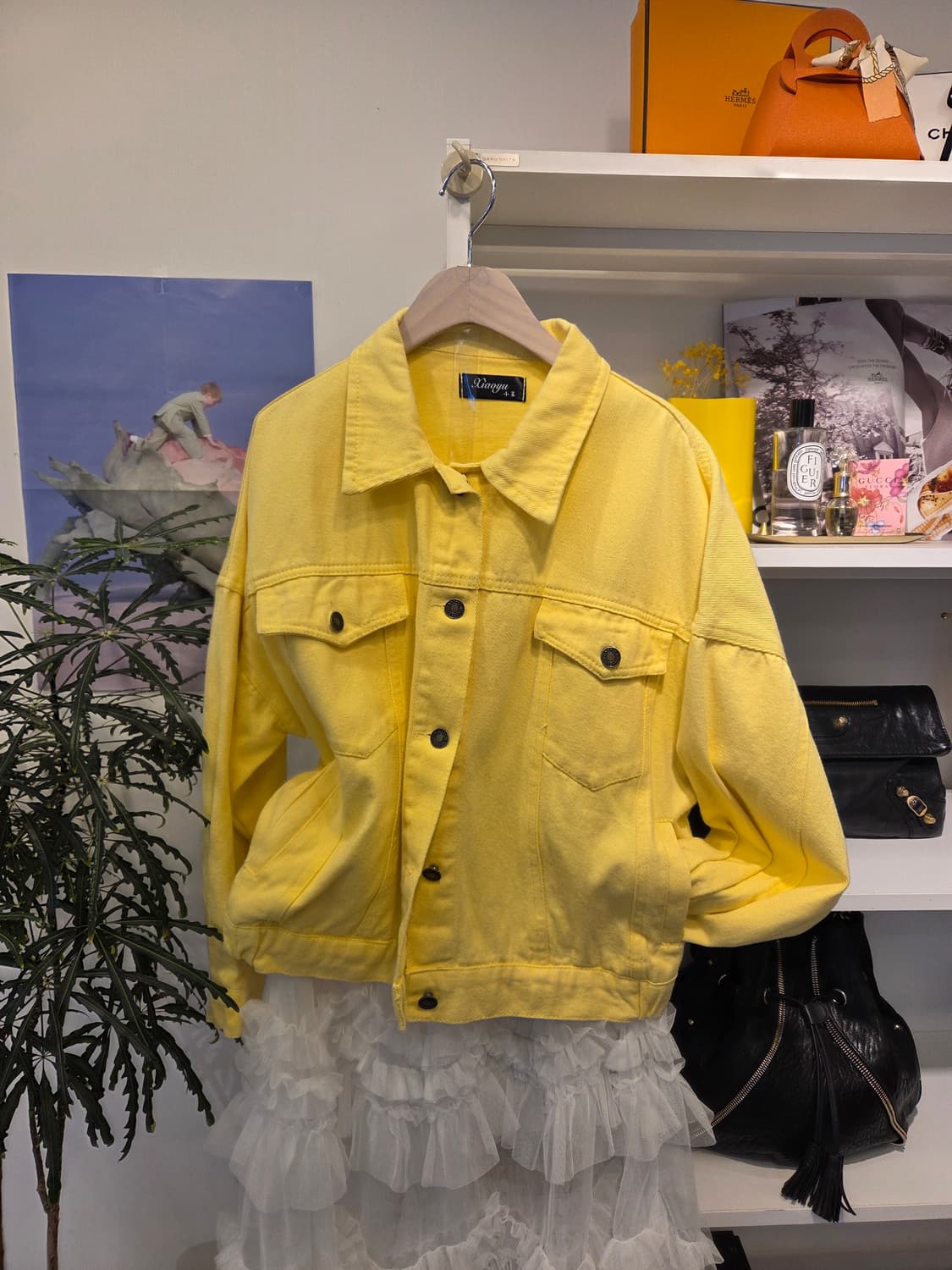 옐로 코튼 자켓 상품이미지2