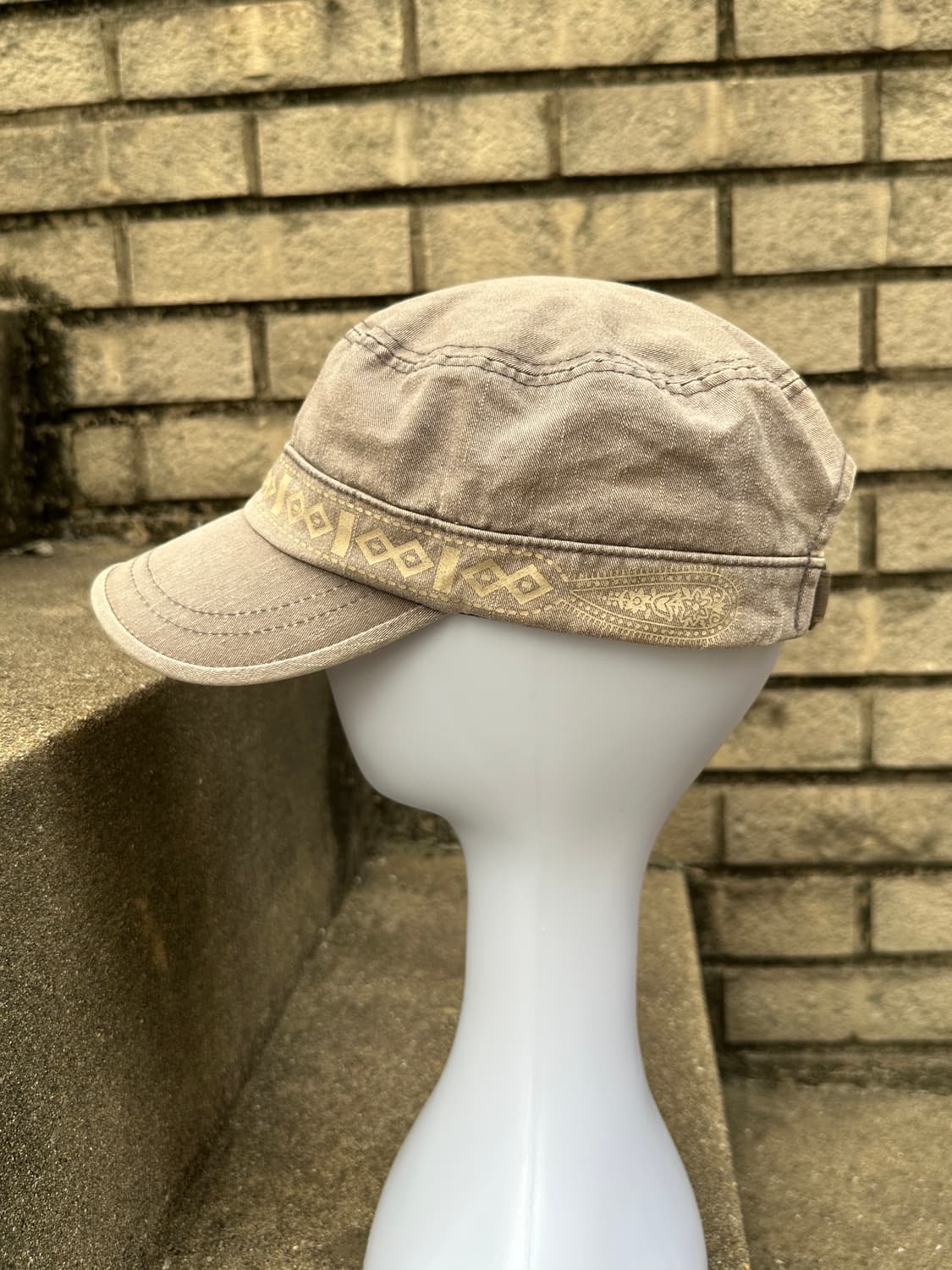 Vintage geometric pattern cap 상품이미지6