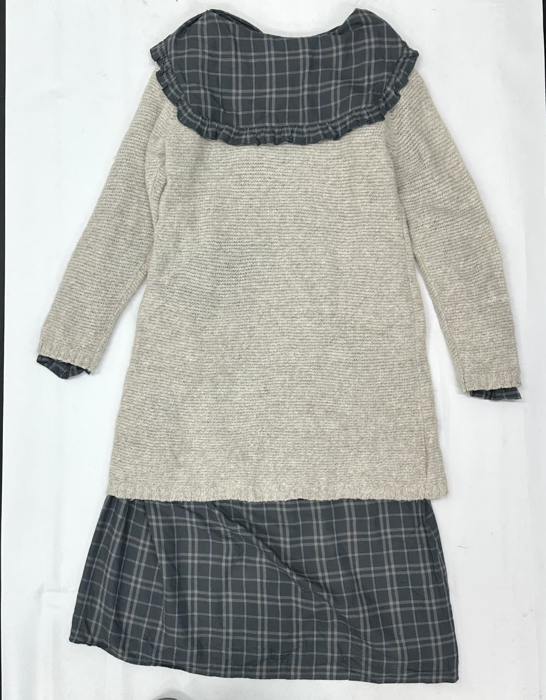 🧸사와코의 겨울 데이트룩 원피스코디🧸 러블리 니트 모리걸 빈티지코디 상품이미지3