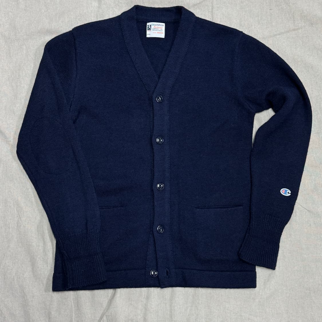 챔피온 80s 복각 빈티지 울 가디건 M 상품이미지1
