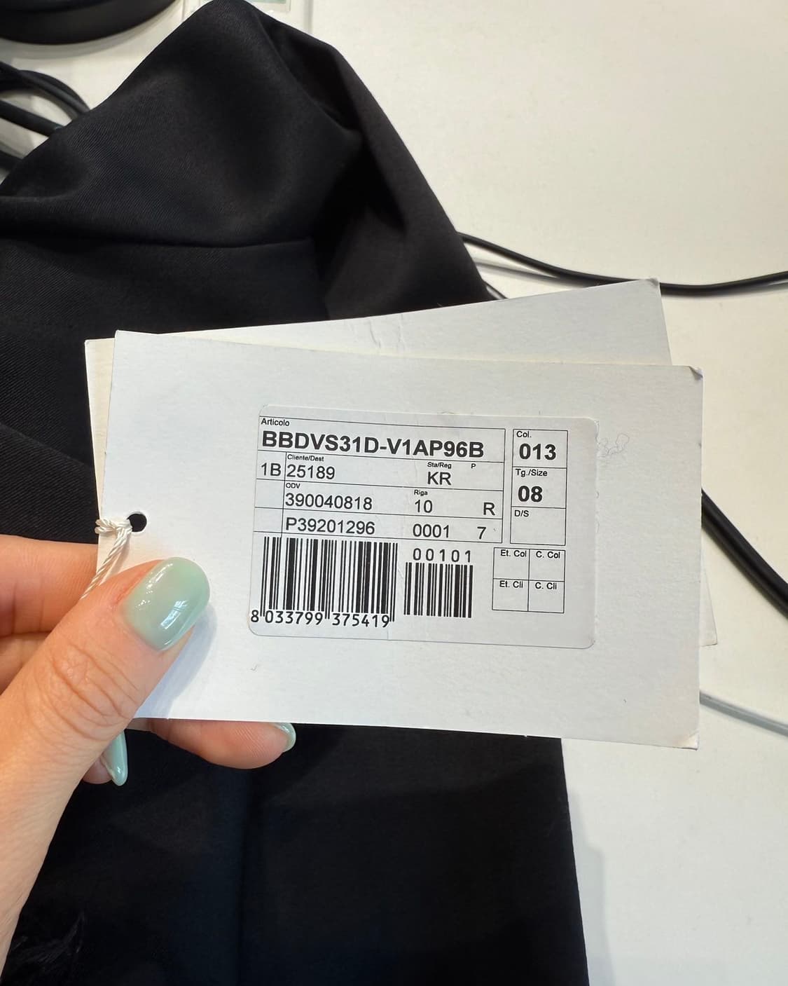 발렌티노 블랙 벨티드 미디 원피스  상품이미지8