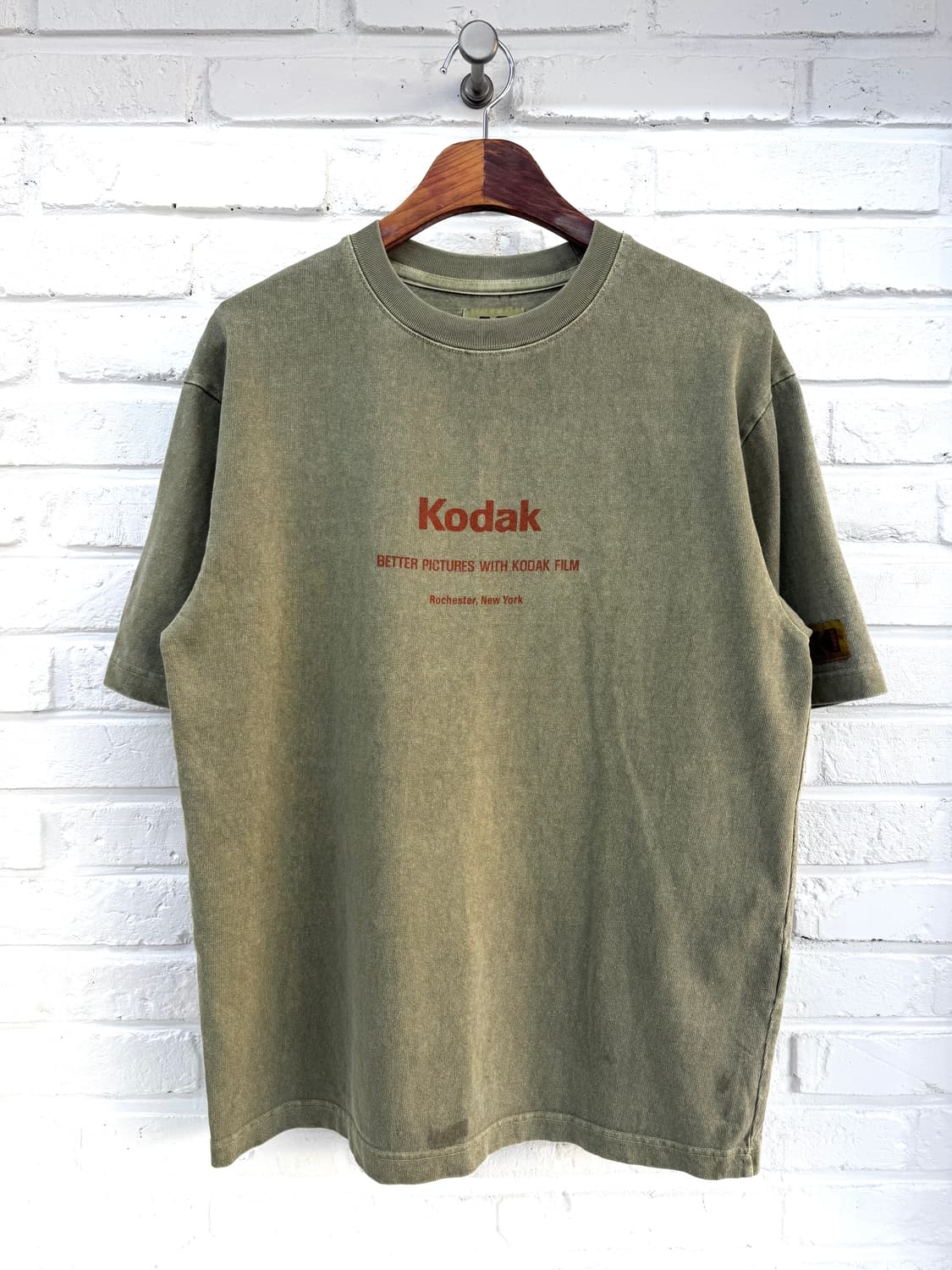 코탁 카키 반팔티 상품이미지3