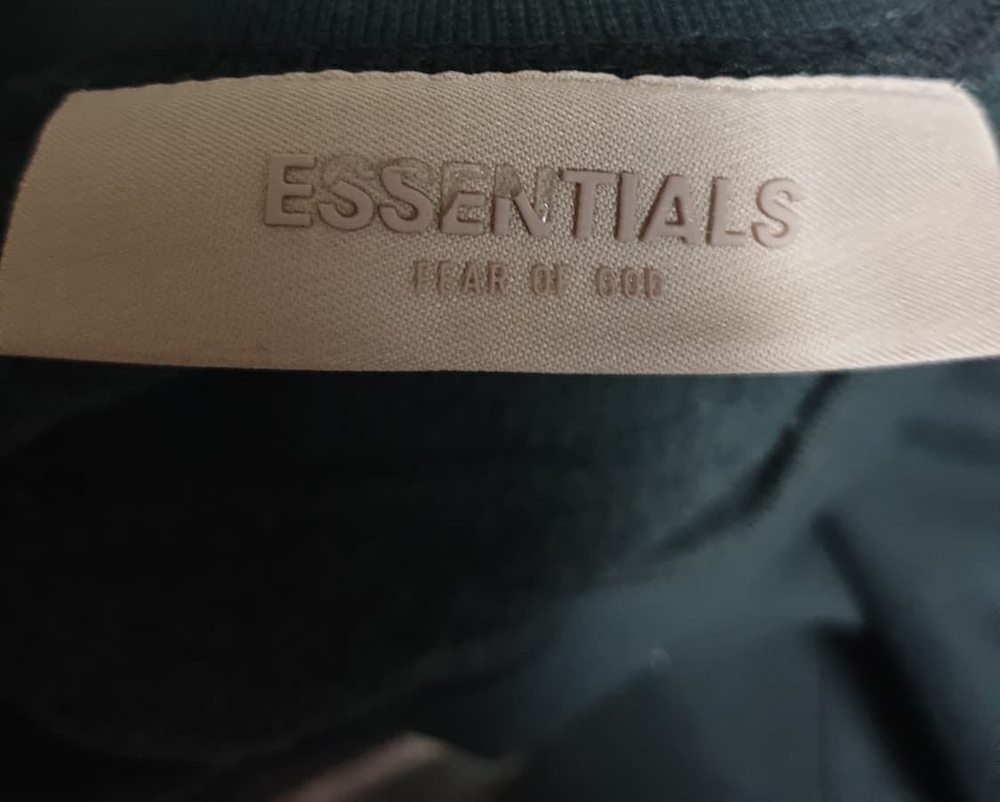 에센셜 피오갓 더코어 컬렉션 스트레치 기모크루넥 블랙 (L) 상품이미지5